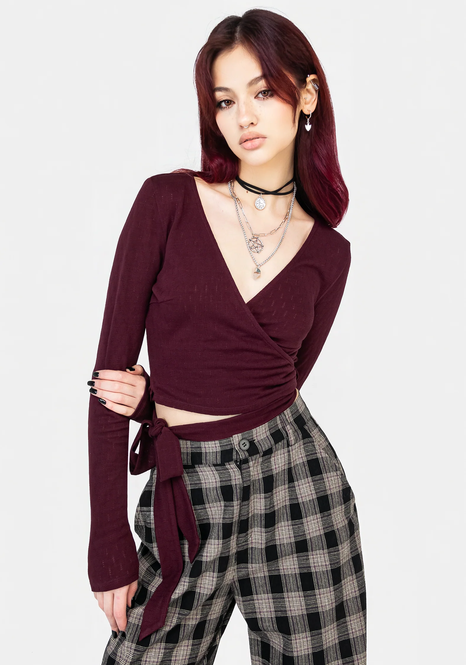 Allegra Wrap Crop Top - Image 6