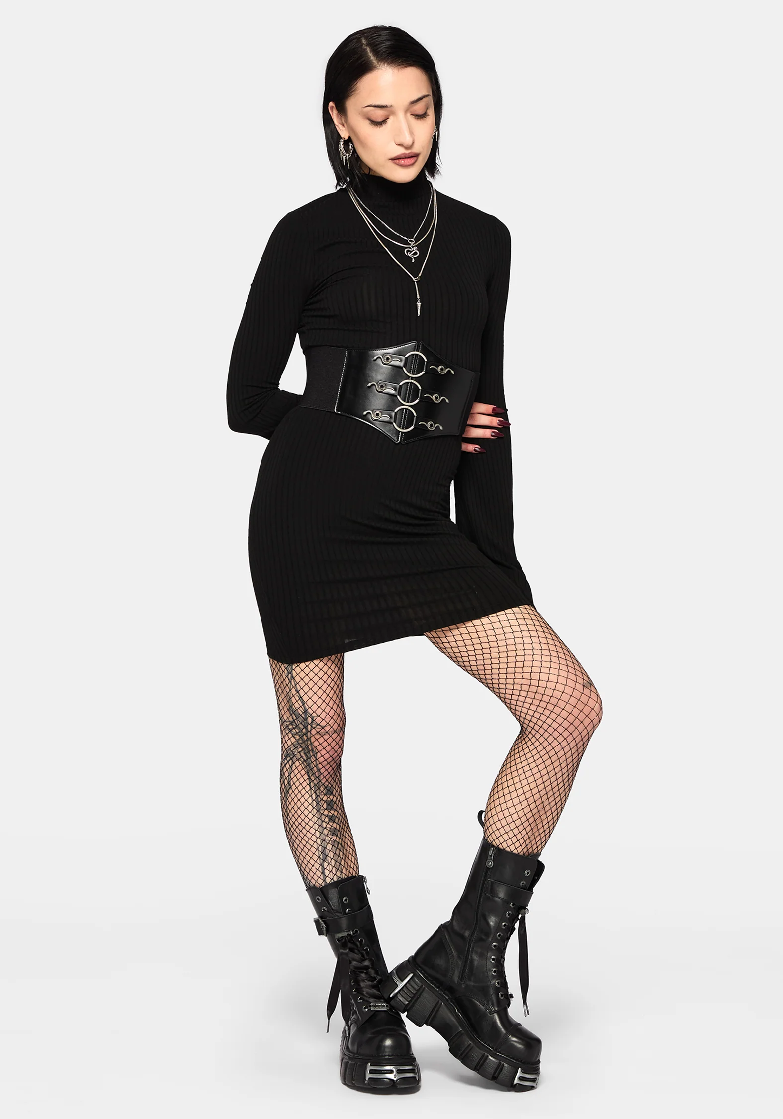 Amata Flared Sleeve Mini Dress - Image 6