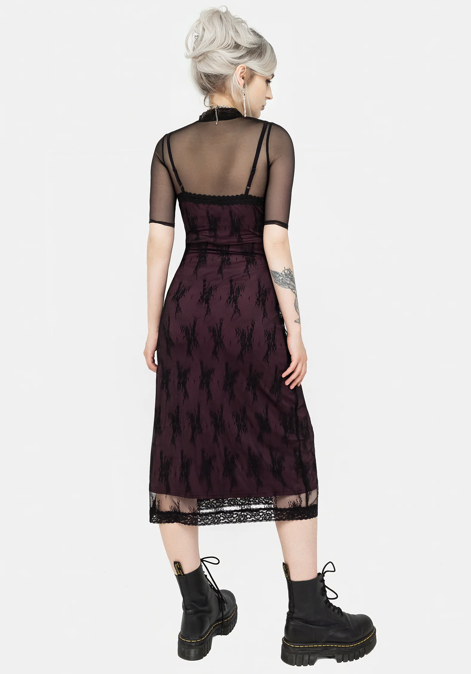 Anastasie Lace Midi Cami Dress - Image 3