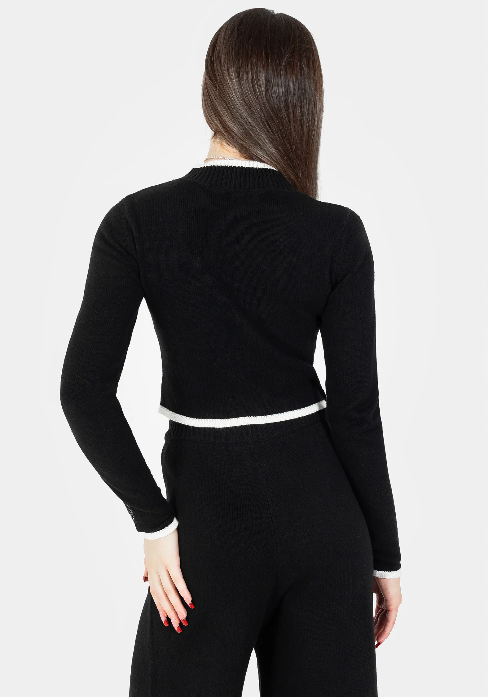 Araneae Embroidered Long Sleeve Knit Jumper - Image 3