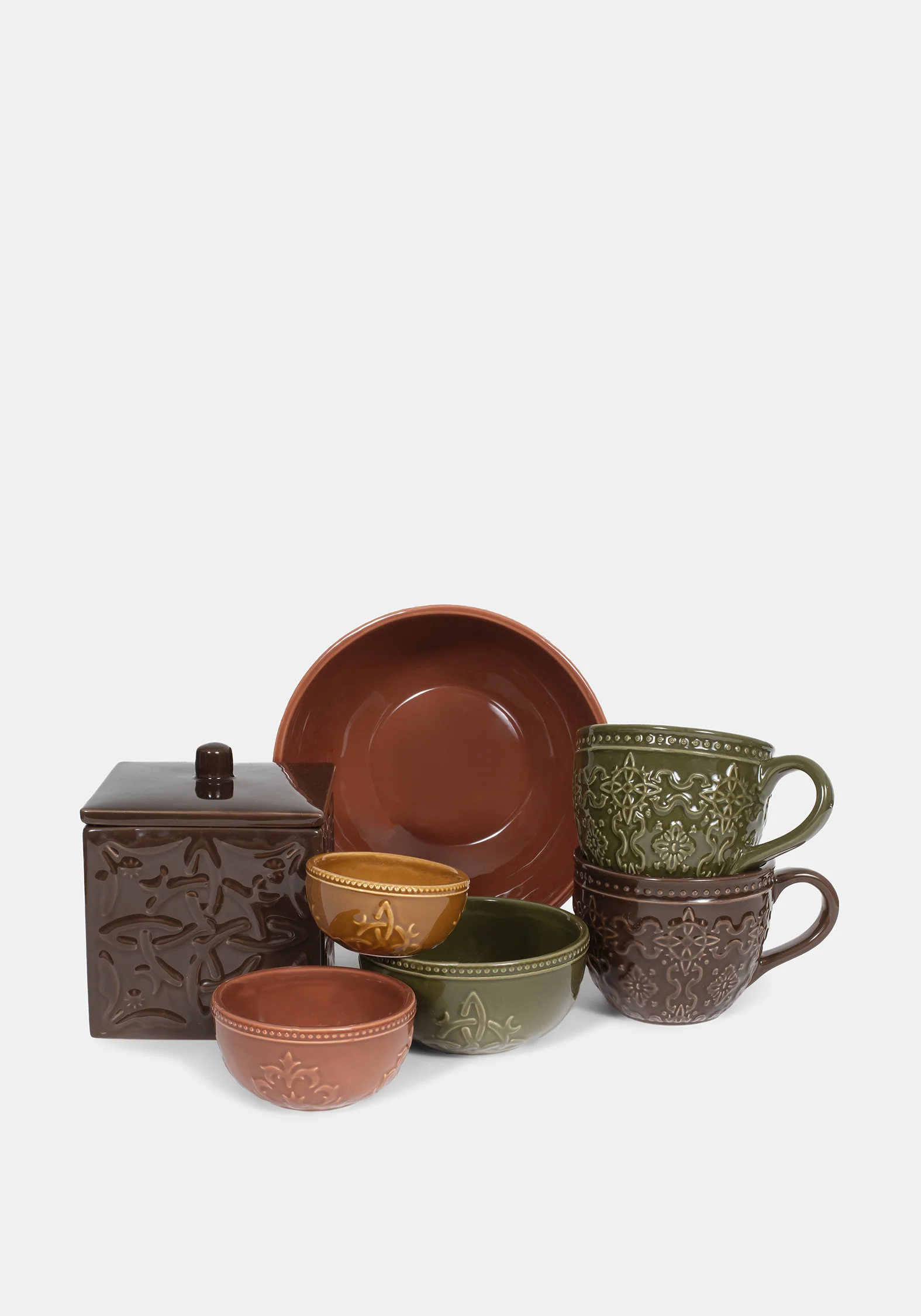 Ashwyn Witches Tile Debossed Mug - Green - Image 6