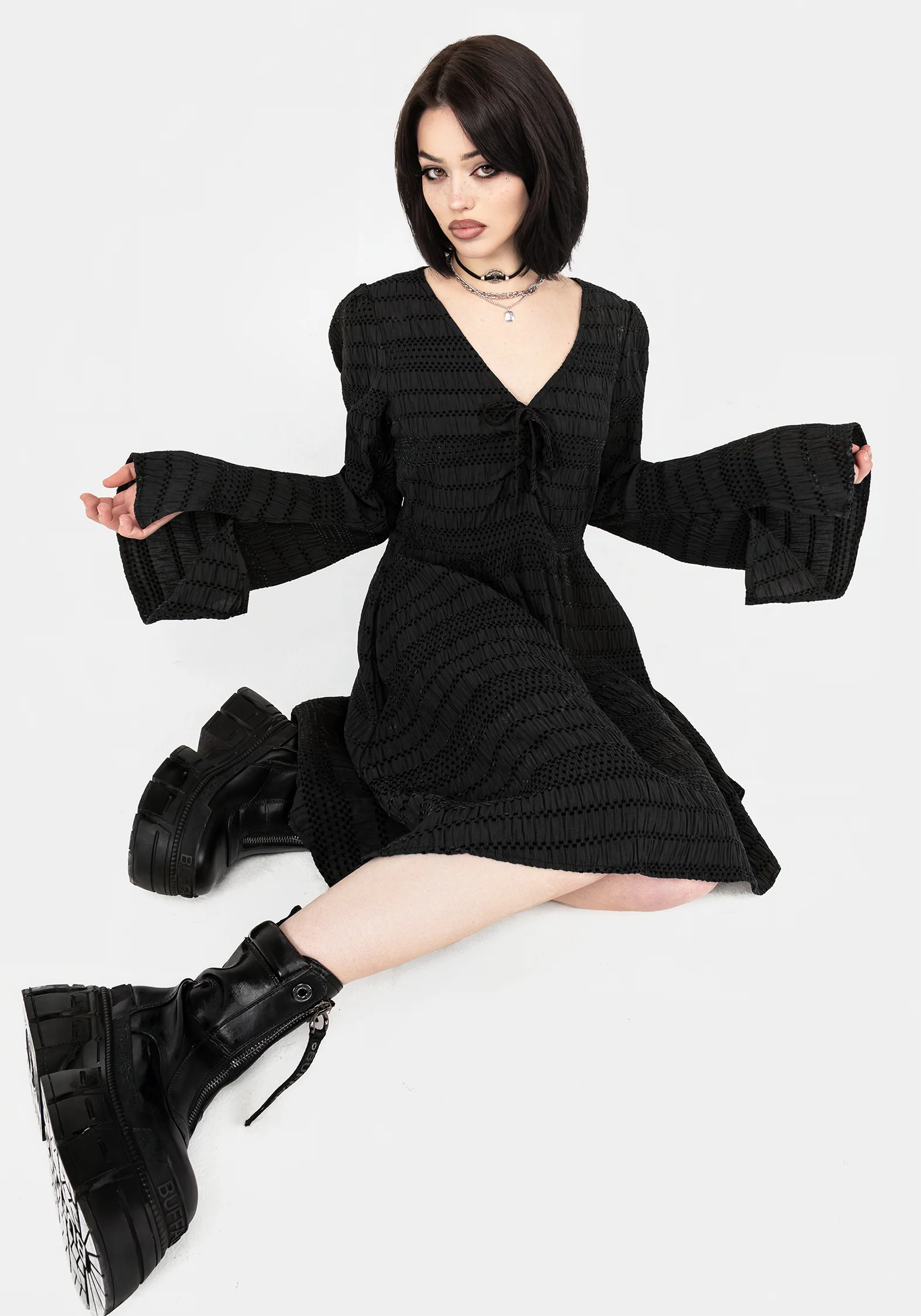 Bathsheba Mini Dress - Image 9