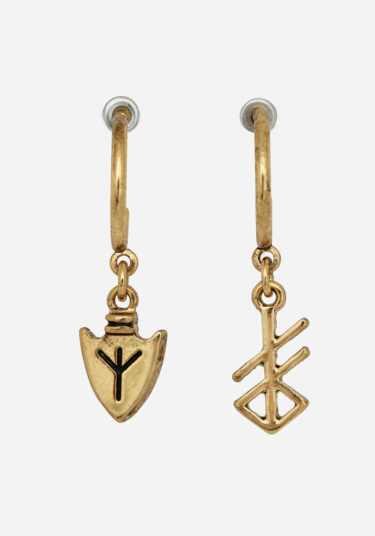 Brunnhilde Earrings - Gold - Image 2