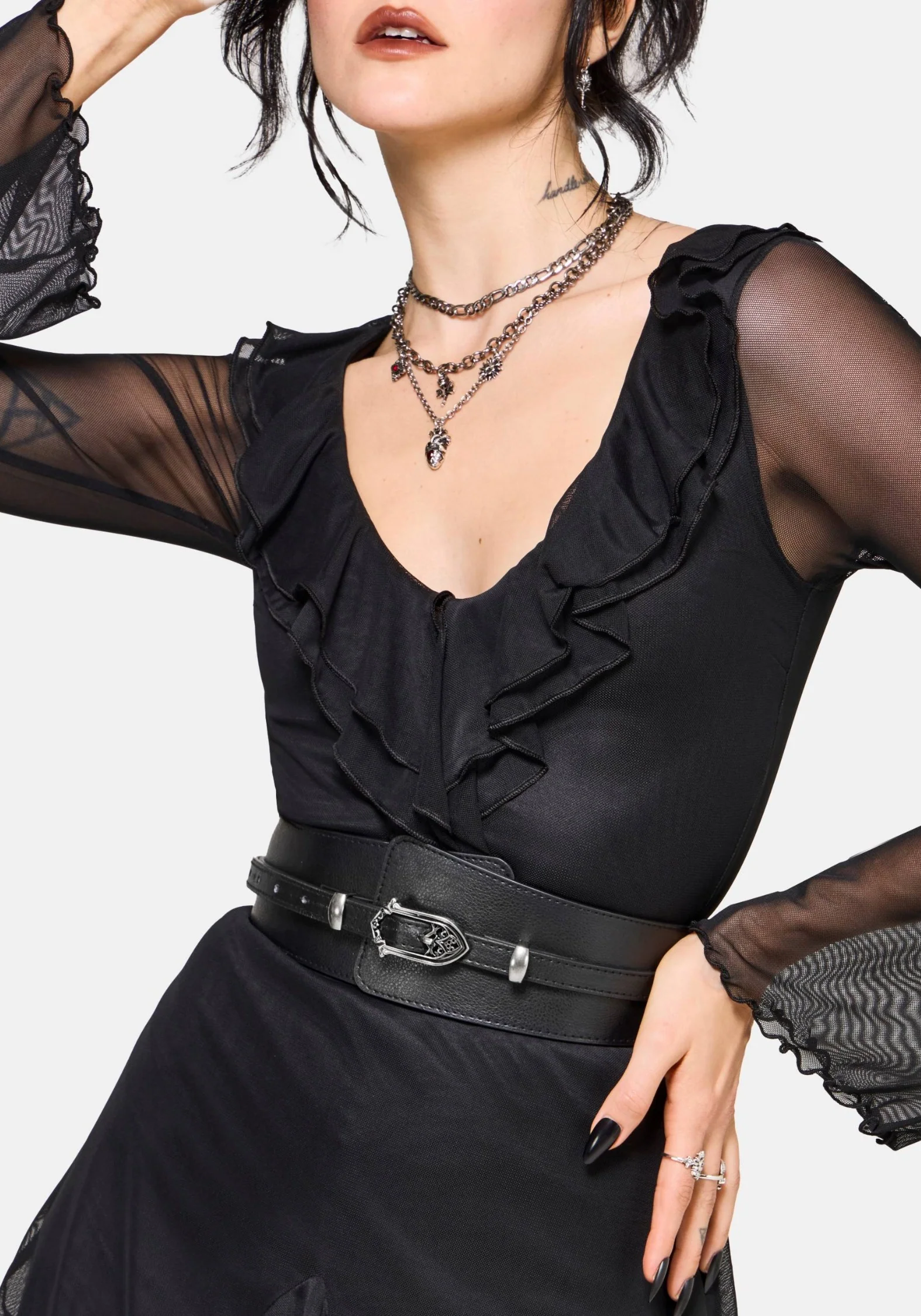 Cathedral Buckle Waist Belt