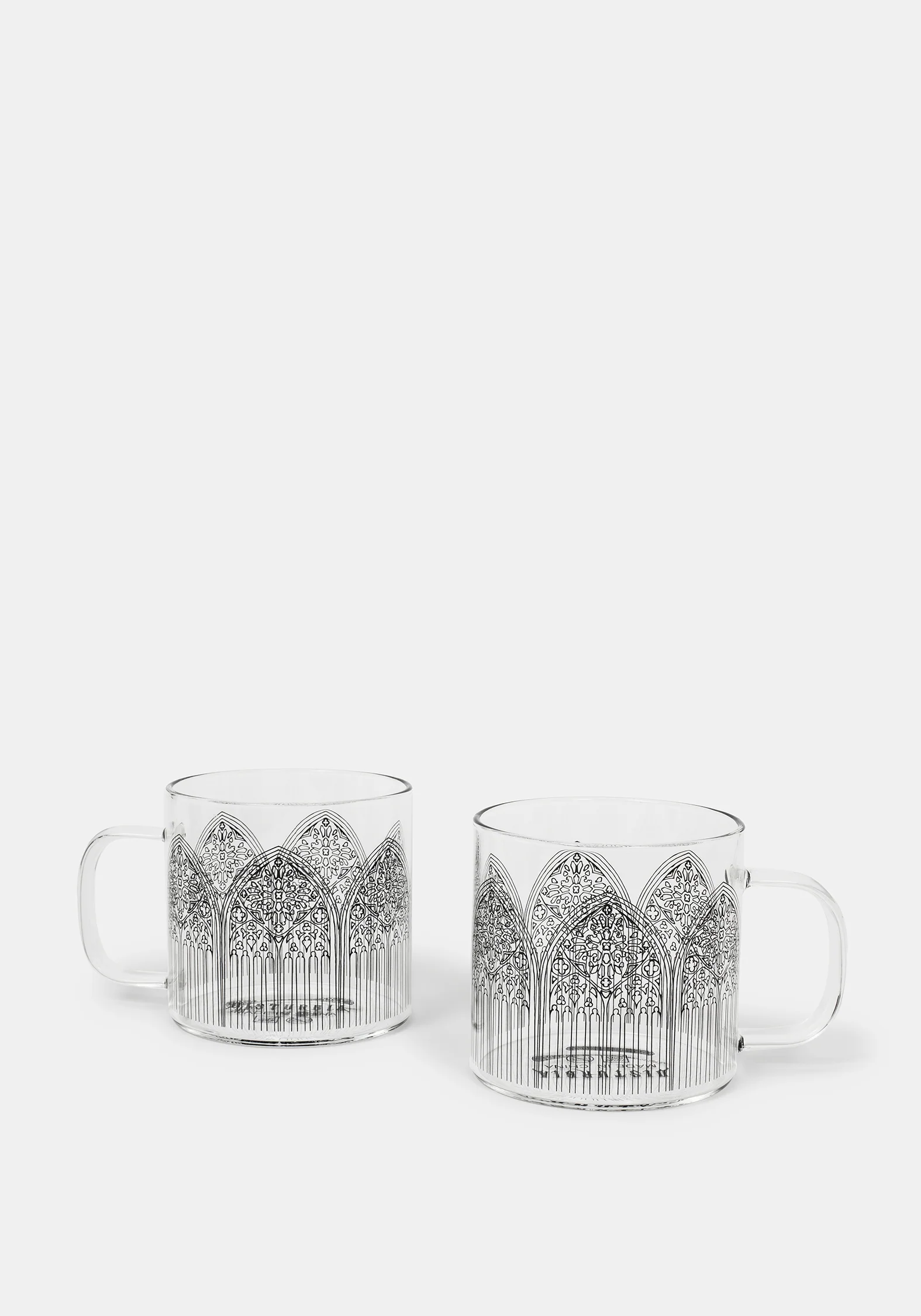 Cathedral Glass Mug (2 Piece Set)