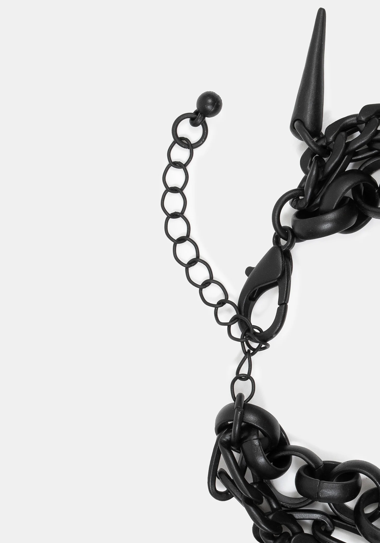 Chorx Layered Jet Chain Bracelet - Image 6
