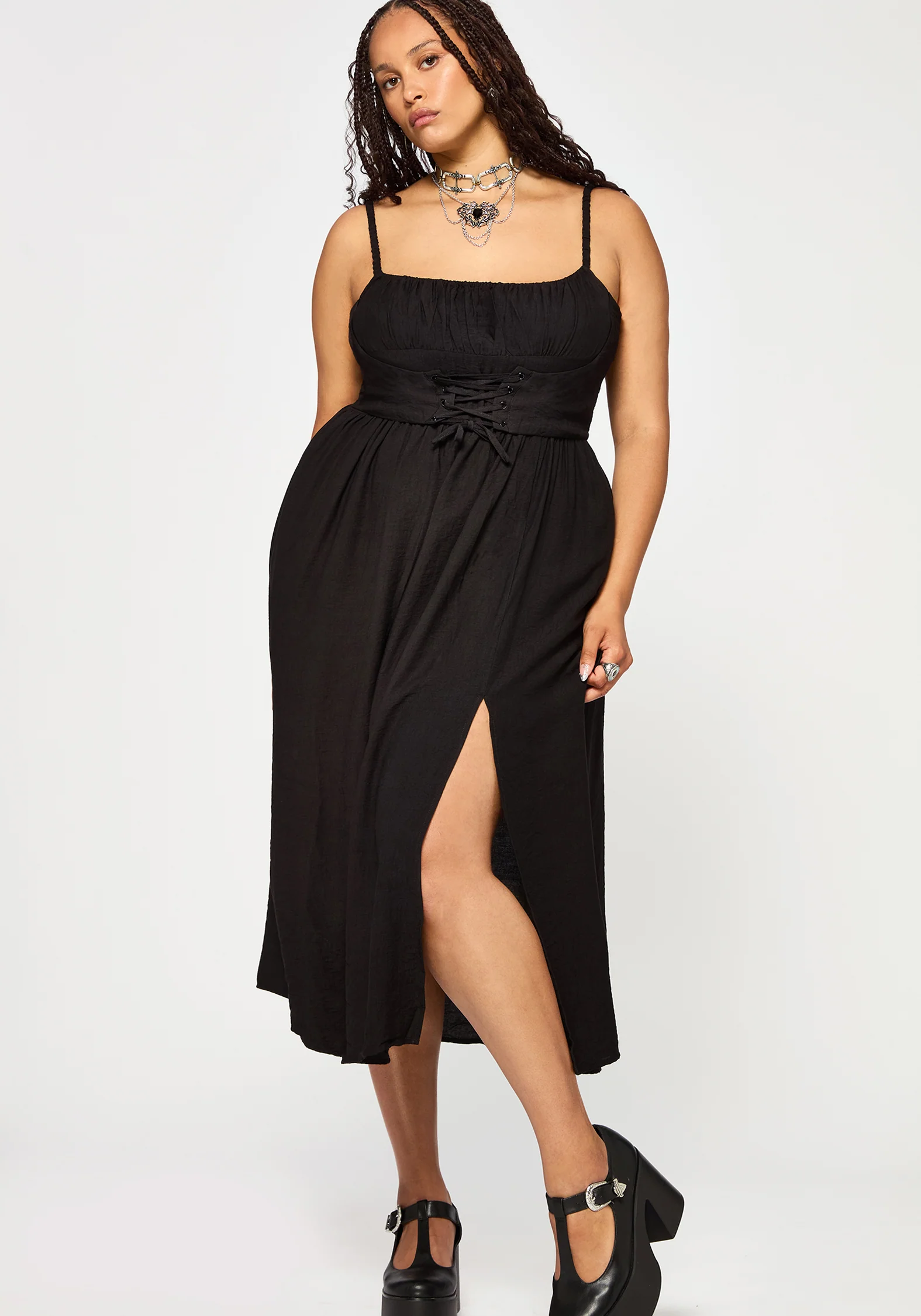 Cirissa Ruched Midaxi Dress - Image 8