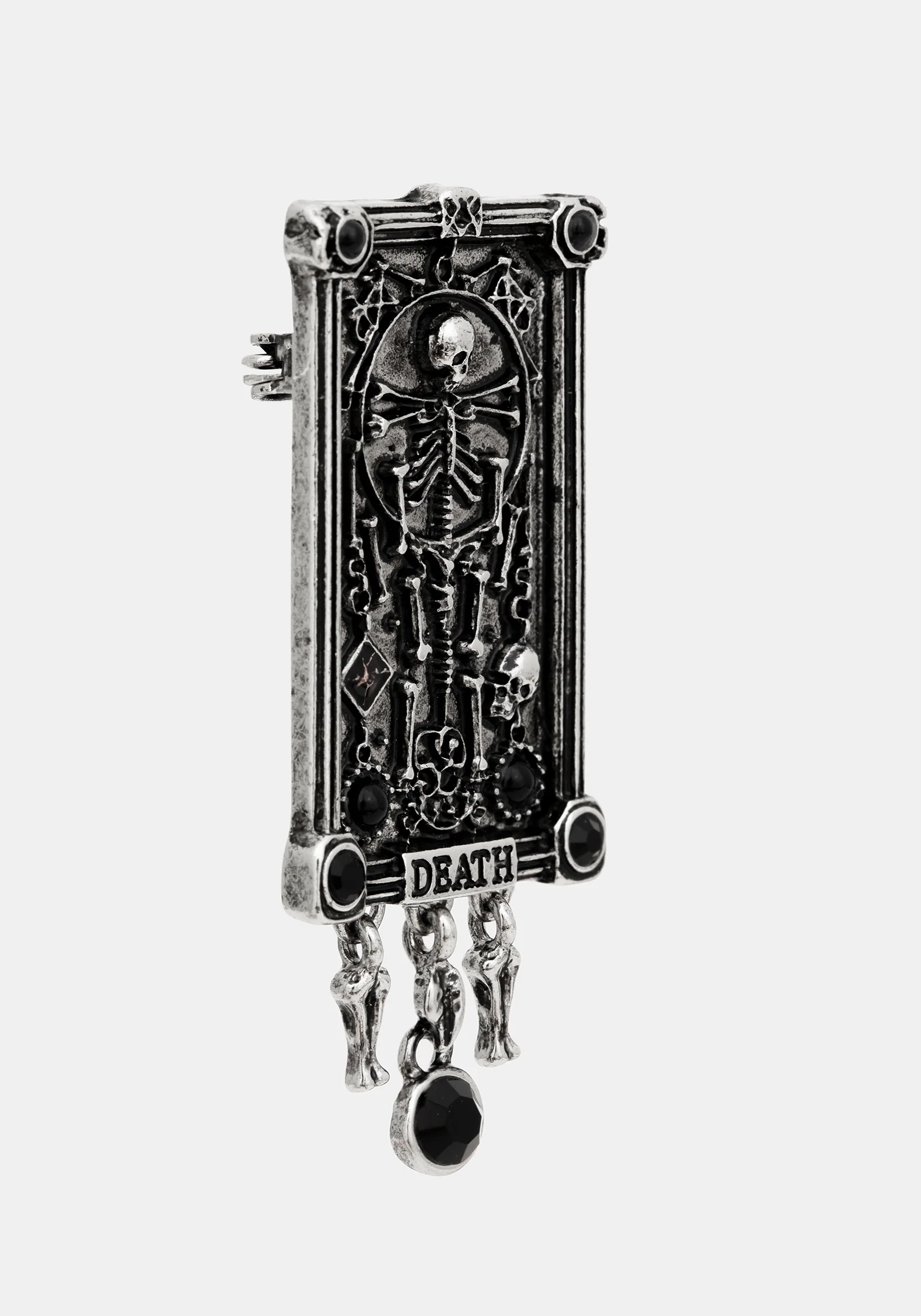 Death Tarot Card Brooch - Image 6