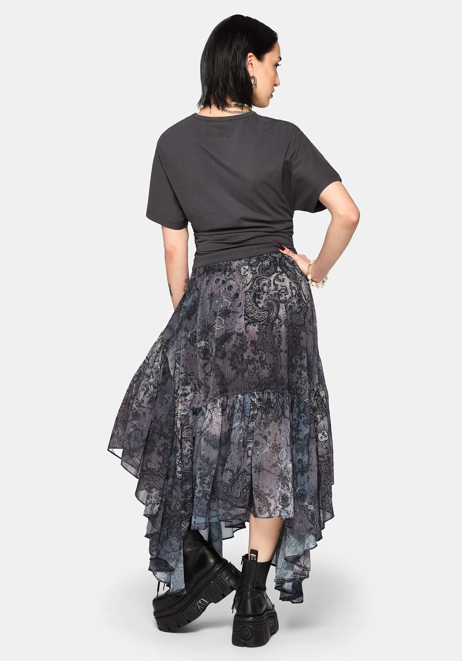 Deni Ruched Short Sleeve Top - Image 3