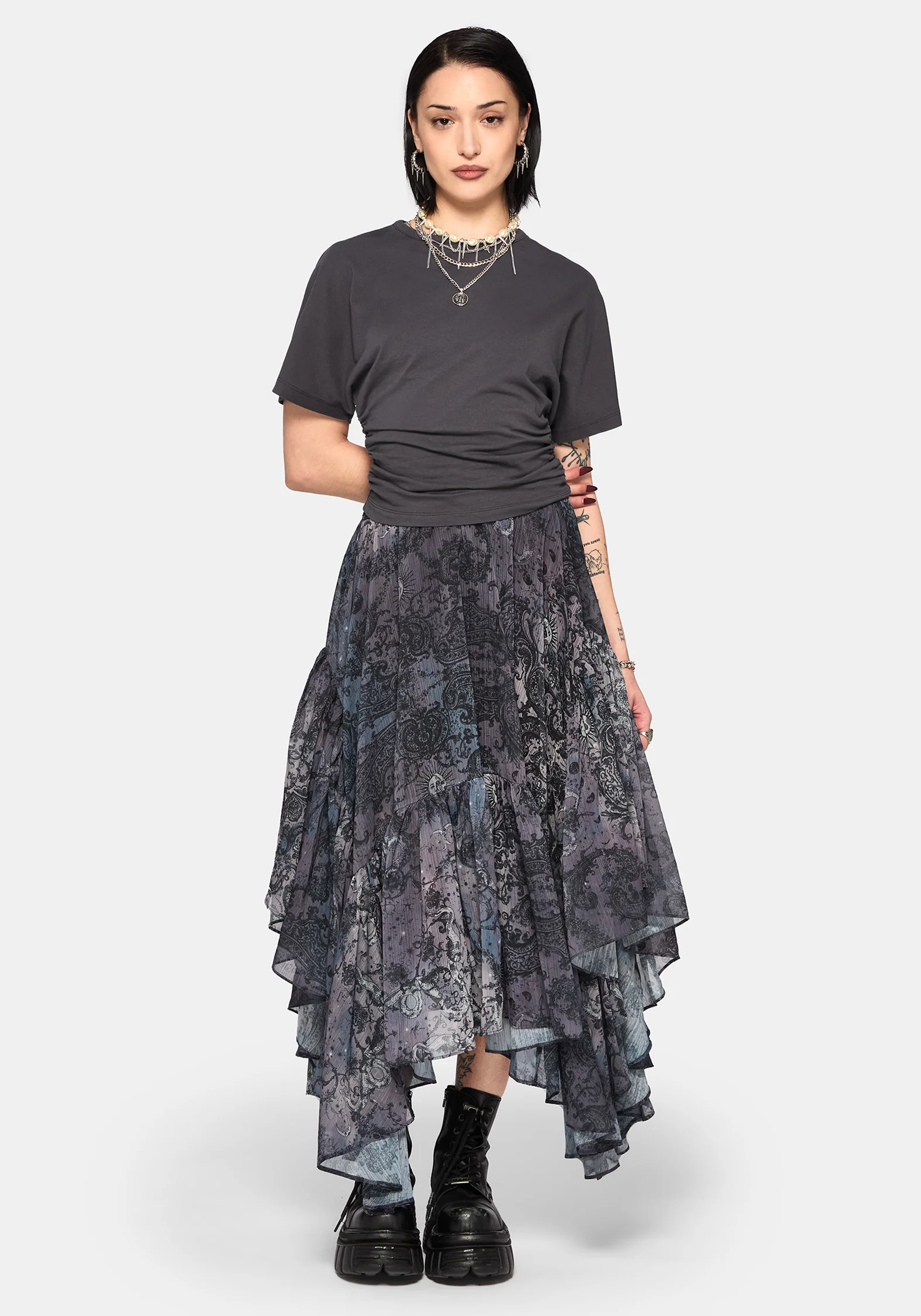 Deni Ruched Short Sleeve Top - Image 6