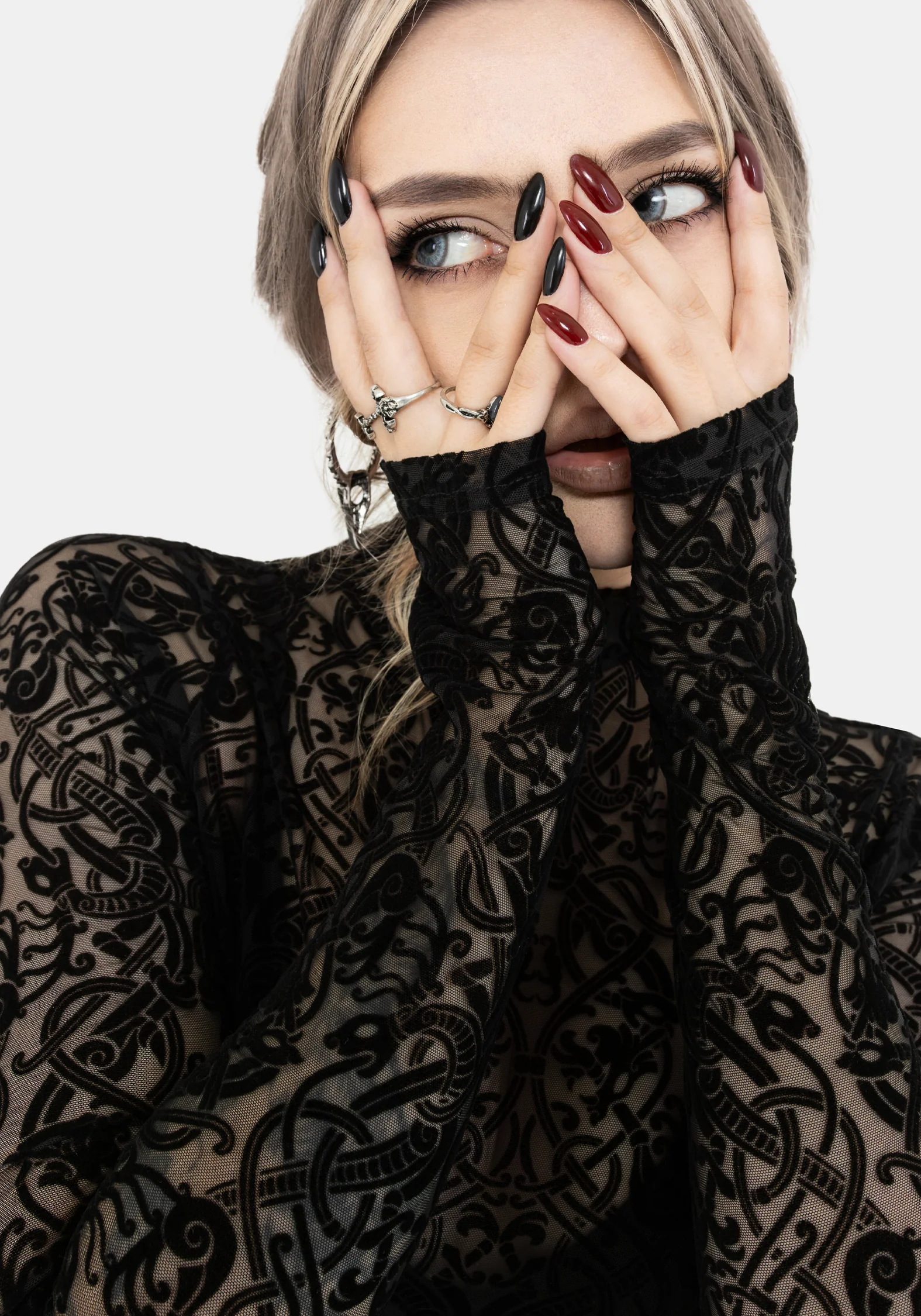 Disrupt Dragon Mesh Long Sleeved Top - Image 4