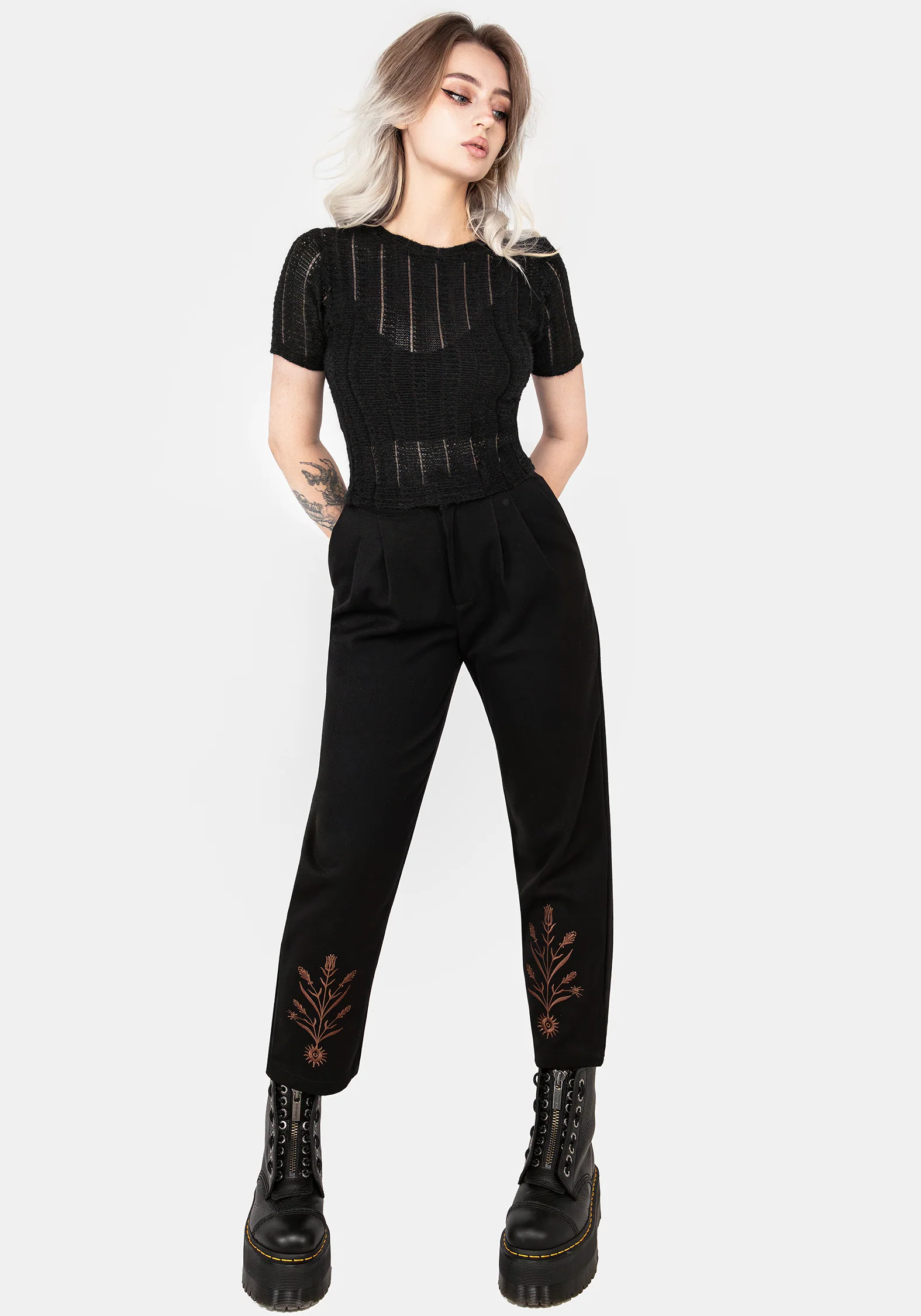 Donner Crinkle Crop Top - Image 4
