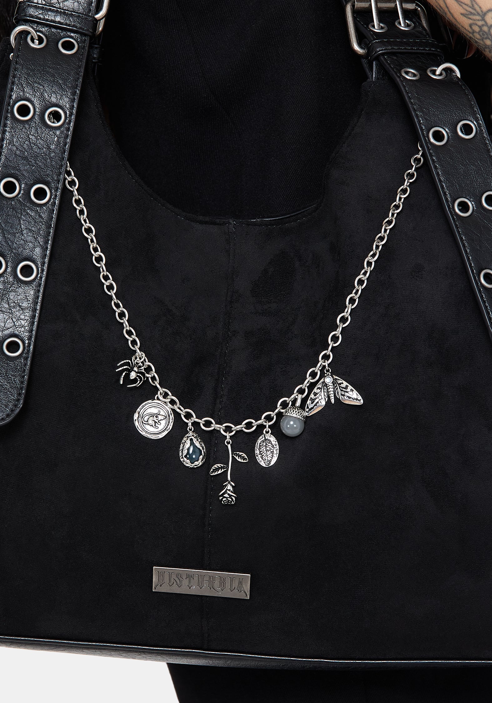 Draven Rat & Spider Bag Chain - Image 3