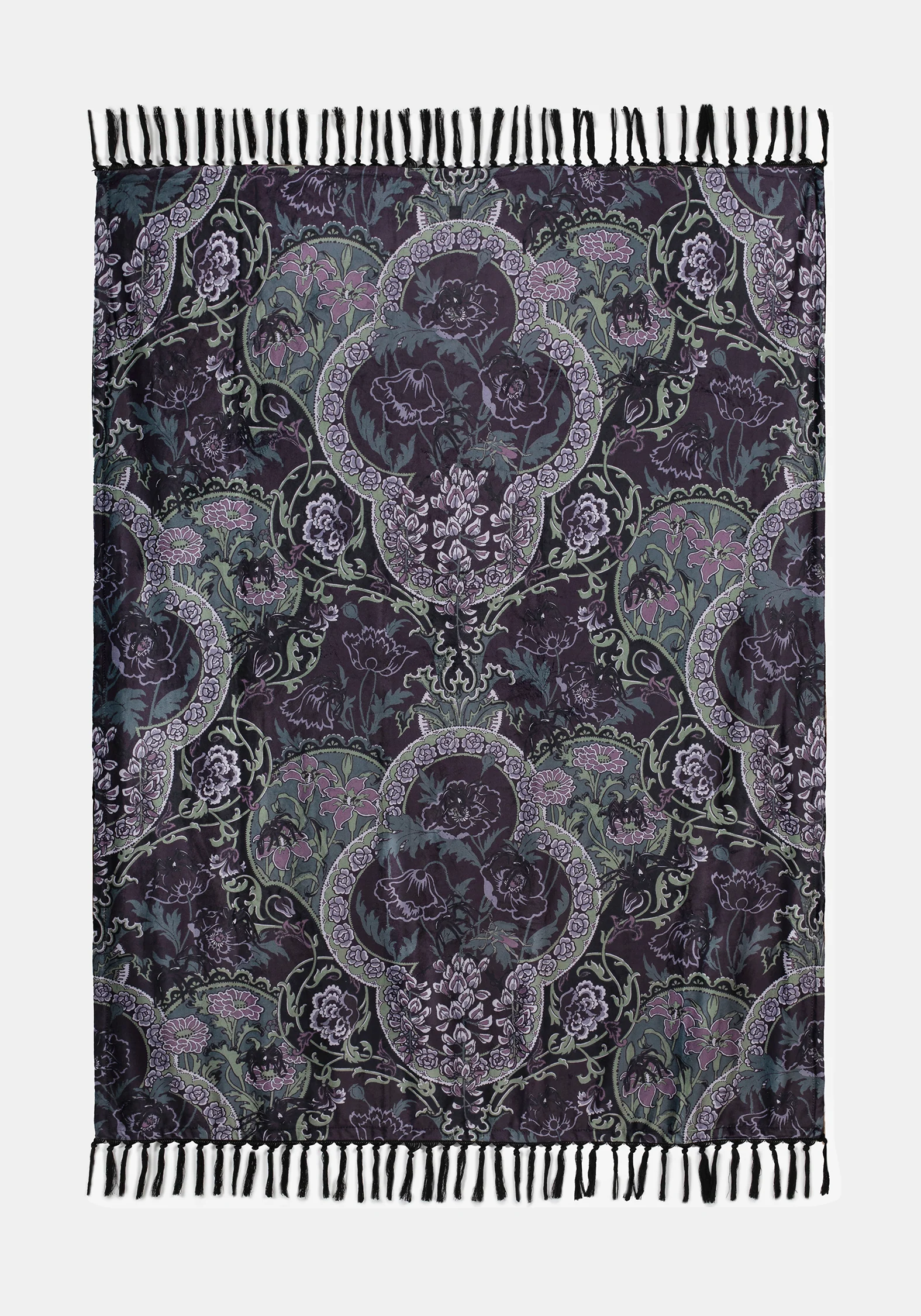 Effie Velvet Tassel Blanket