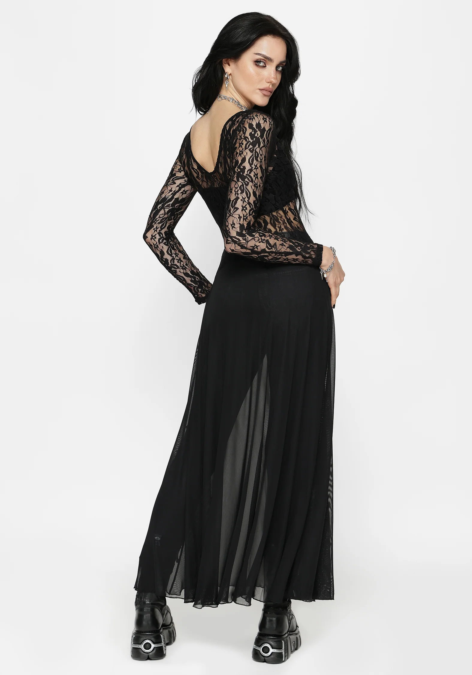 Eltharia Lace Bodice Maxi Dress - Image 3