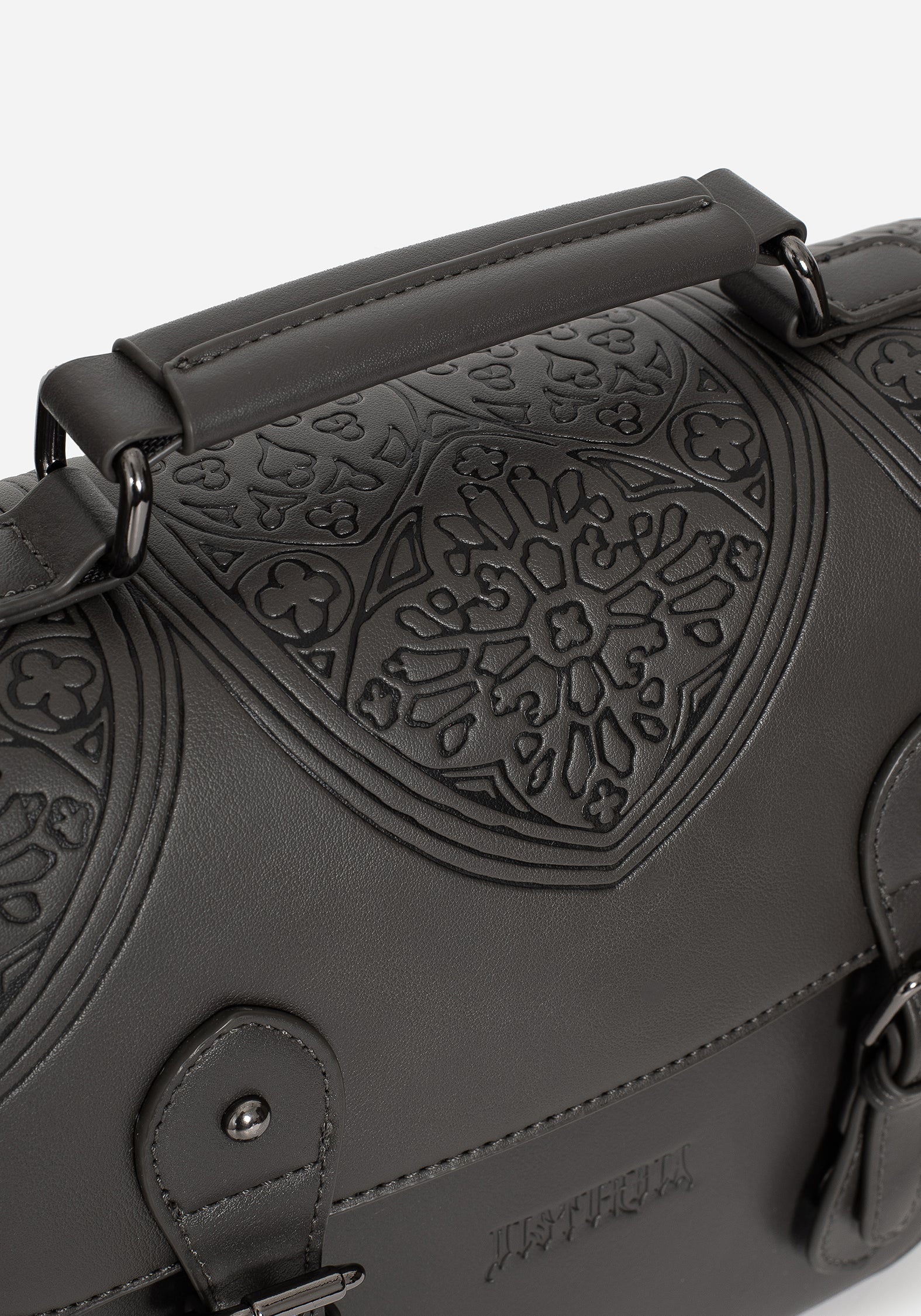 Esther Debossed Satchel Backpack - Image 3