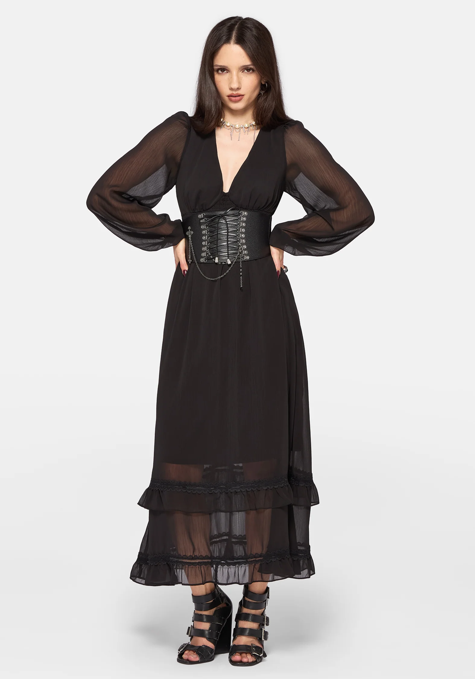Evelyne Elasticated Corset Waist Belt - Image 8