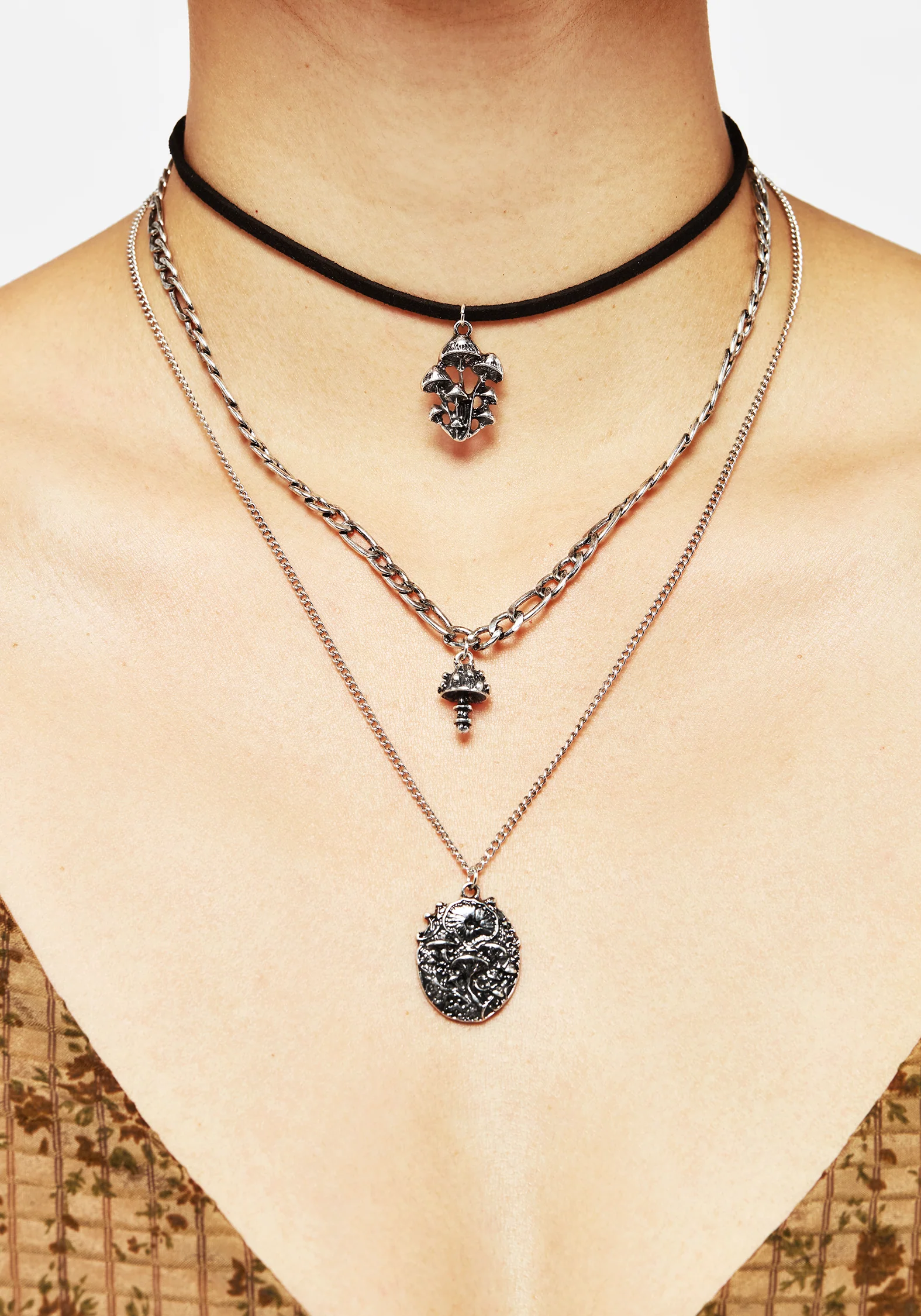 Fabula Layered Charm Necklace - Image 5