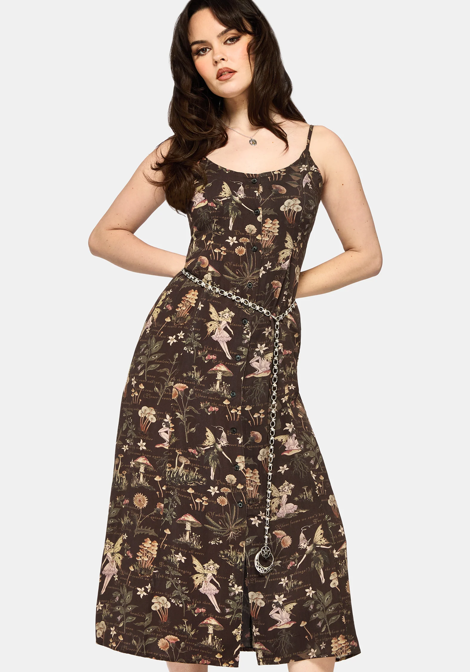 Faela Fairy Button Down Cami Midaxi Dress - Image 6