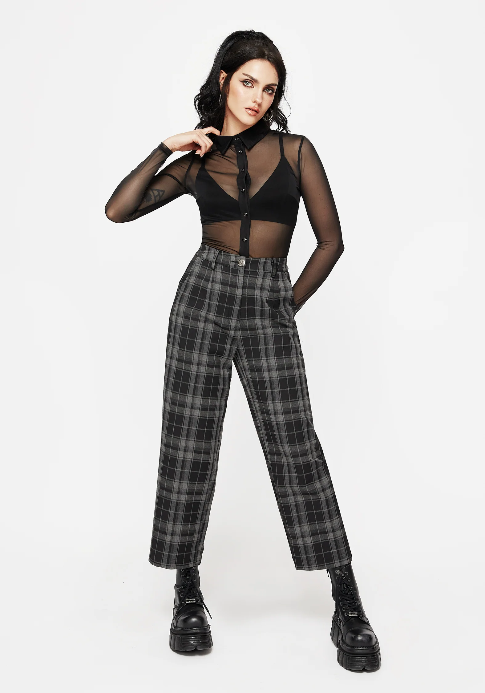 Finis Button Up Mesh Shirt - Image 7