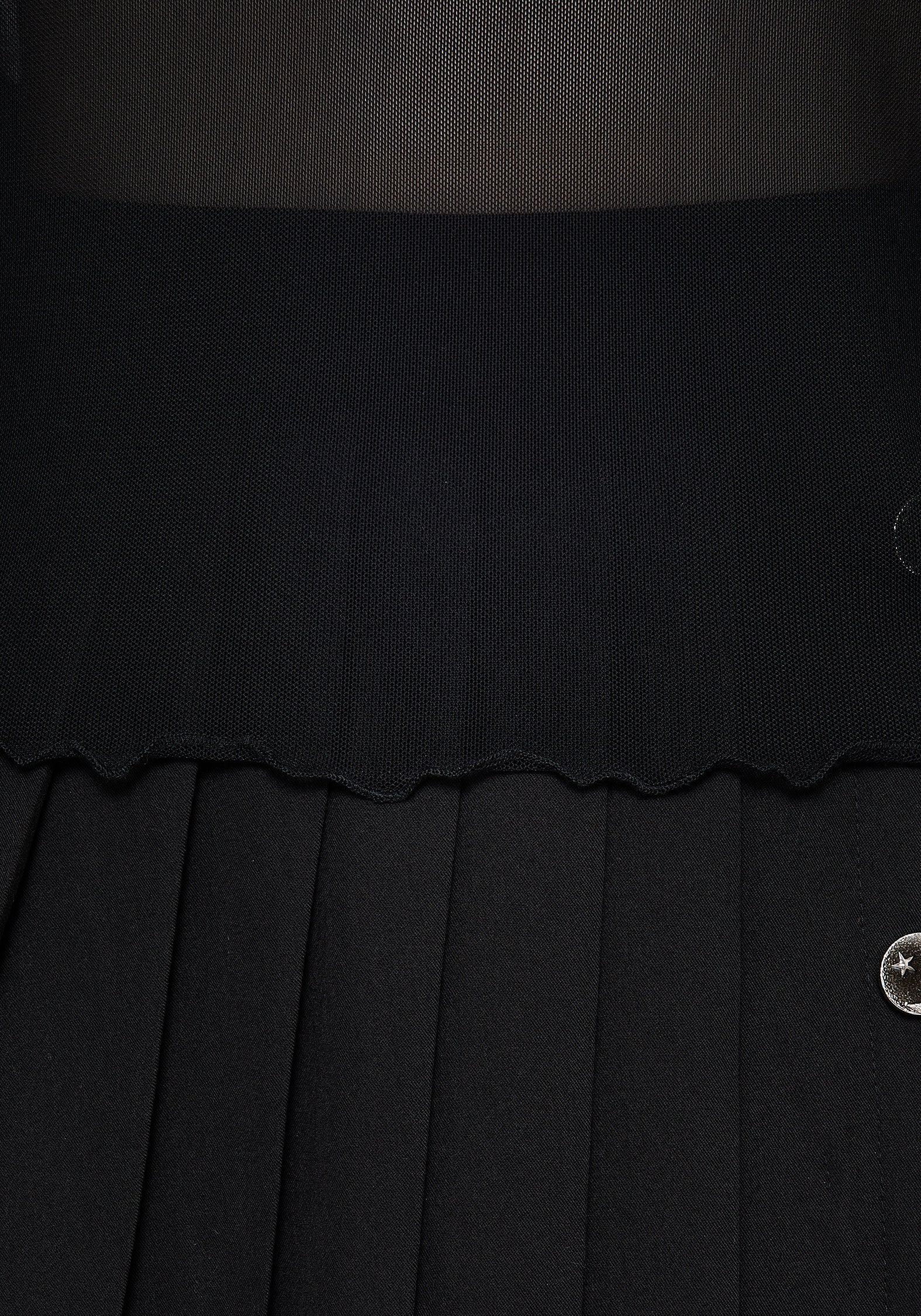 Flavia Mesh Fluted Long Sleeve Top - Image 5