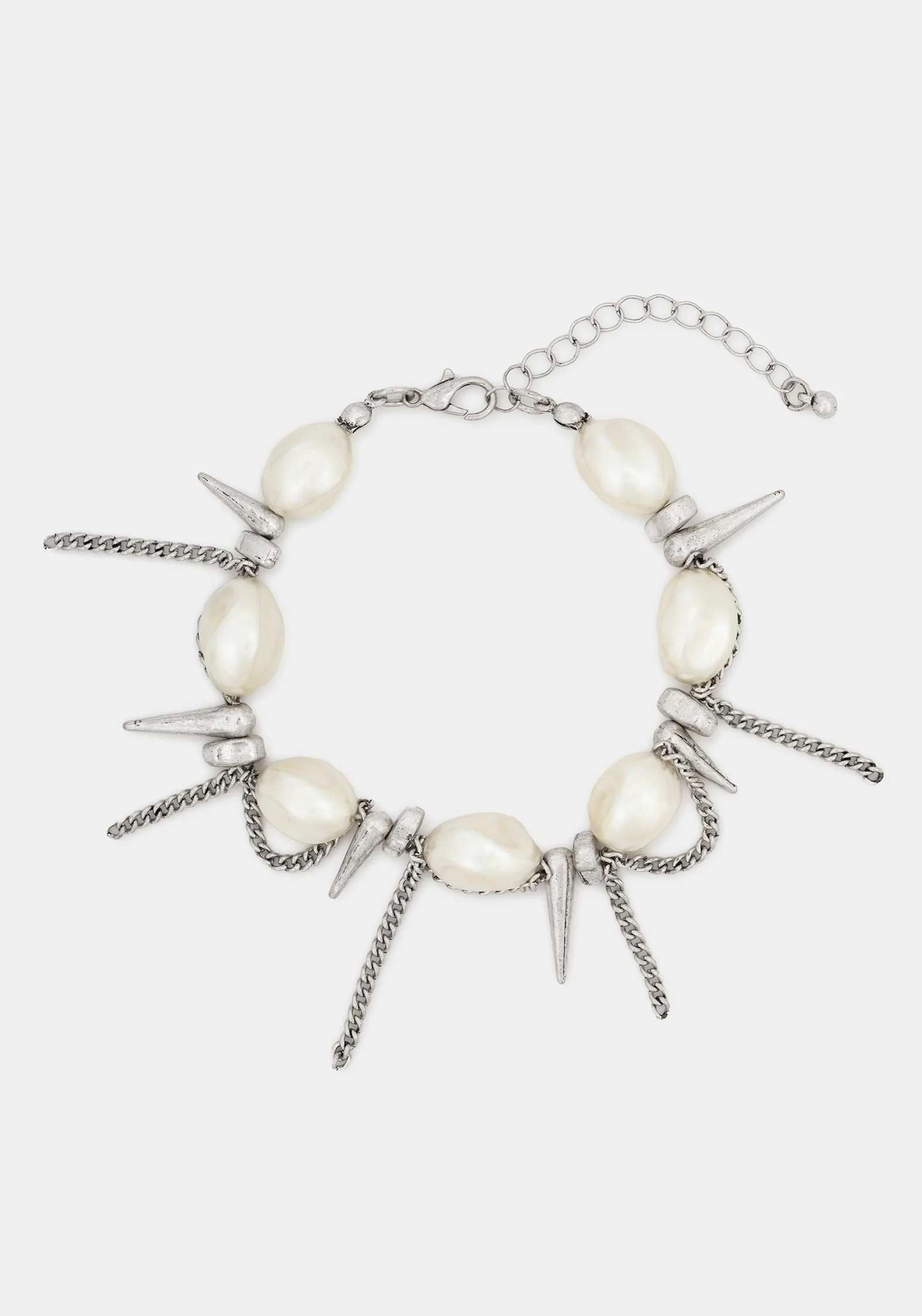 Flittex Spike Faux Pearl Bracelet - Image 5