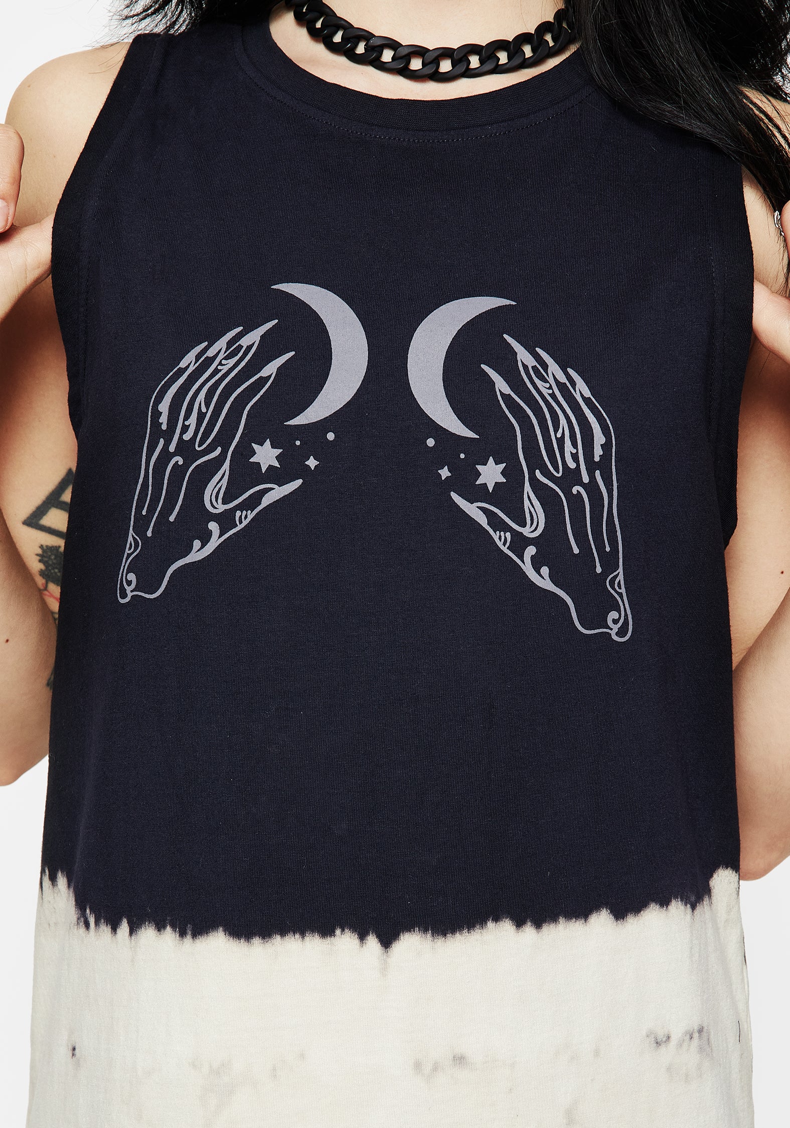 Galdor Tie Dye Longline Tank Top - Image 2