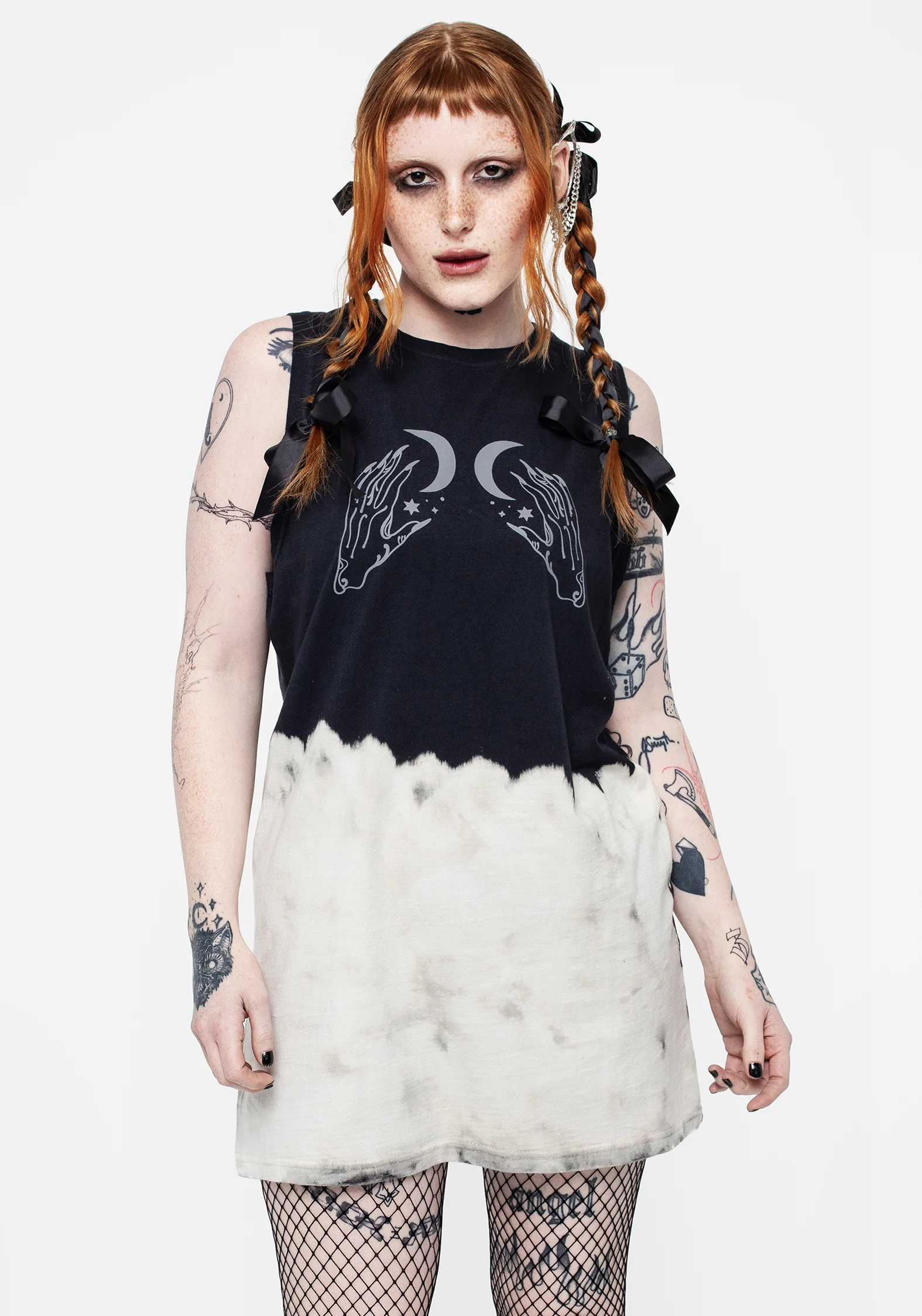 Galdor Tie Dye Longline Tank Top - Image 6