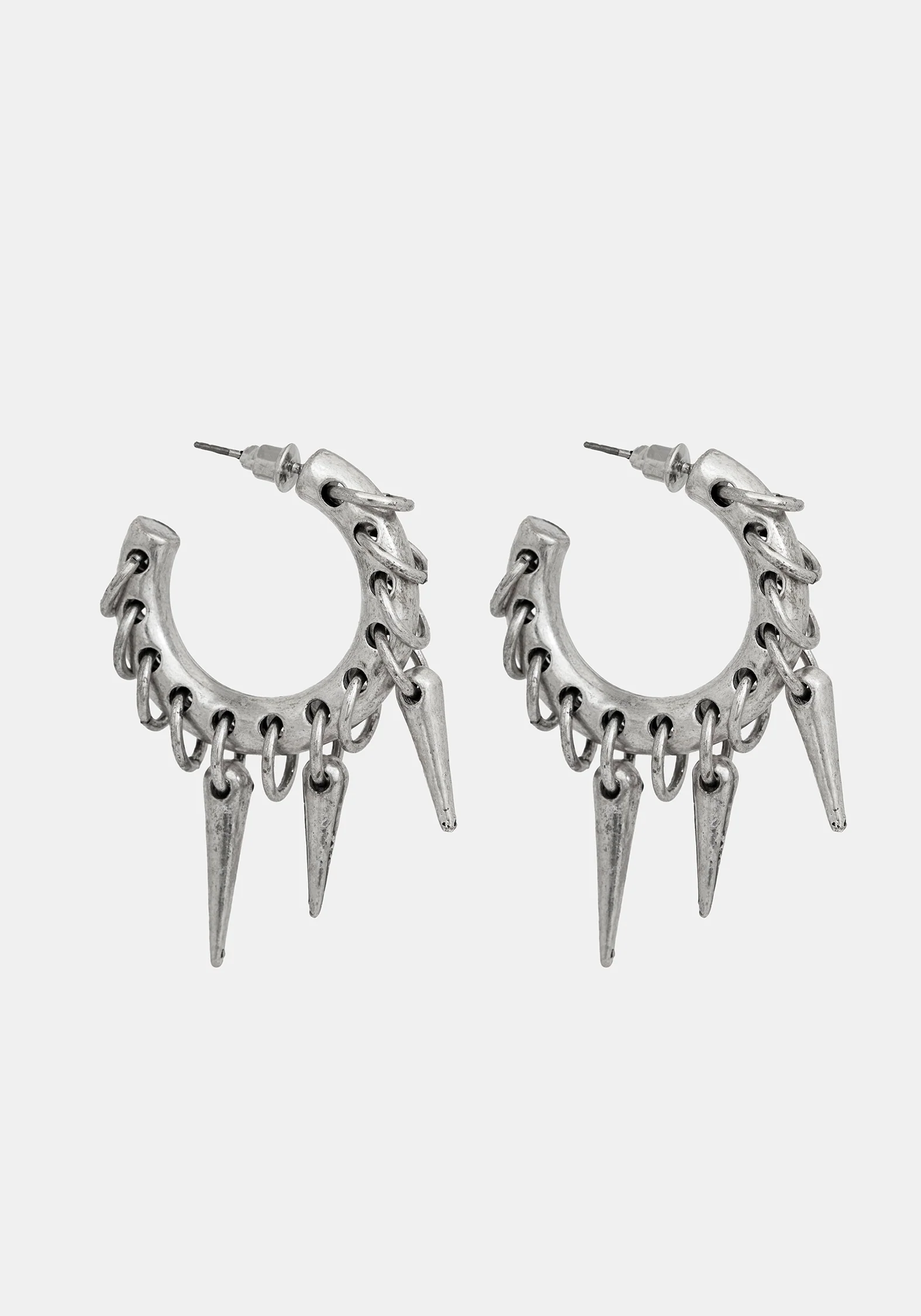 Gloryx Spike Pierced Hoops - Image 4