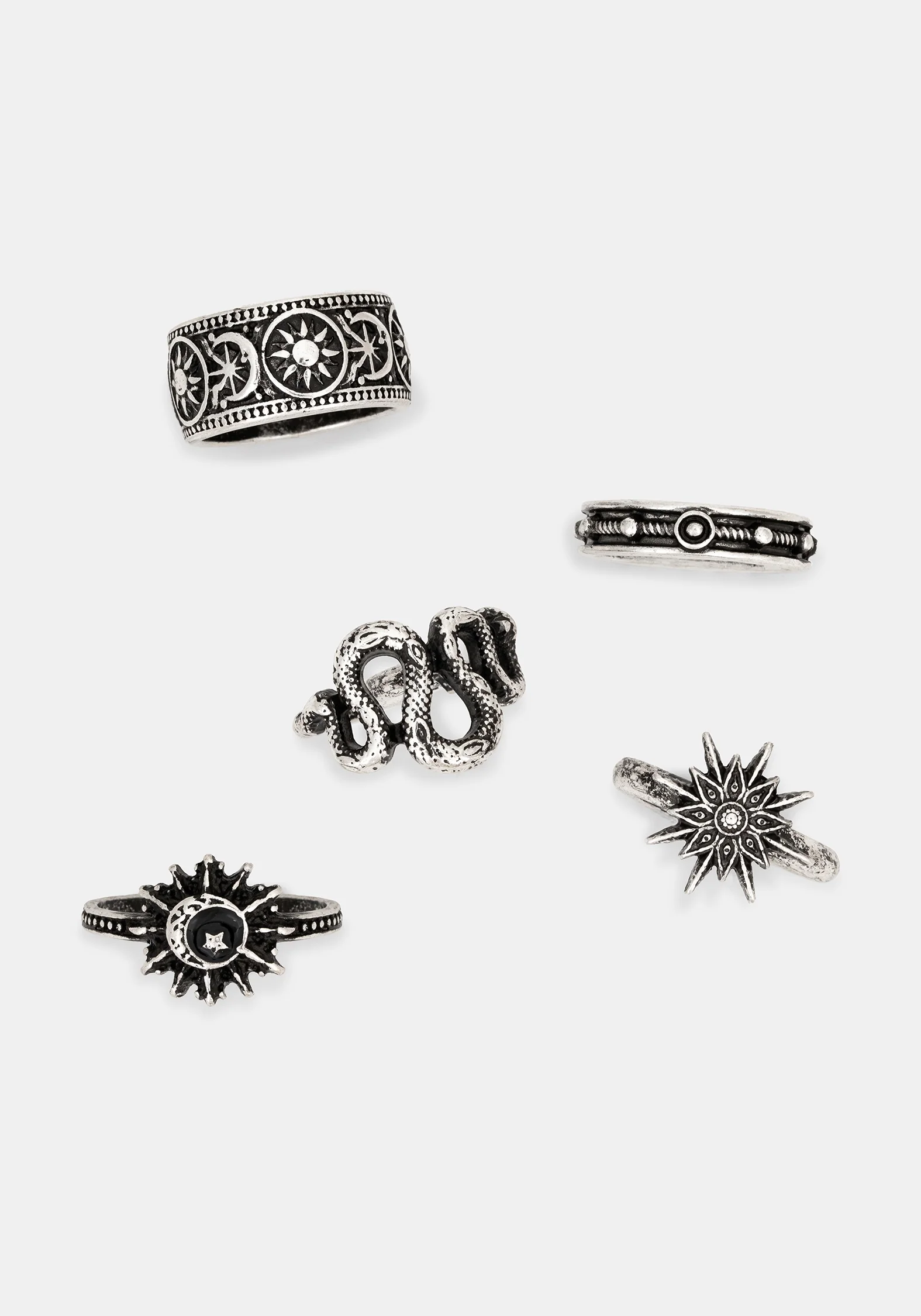 Gorthe Chunky Ring Set