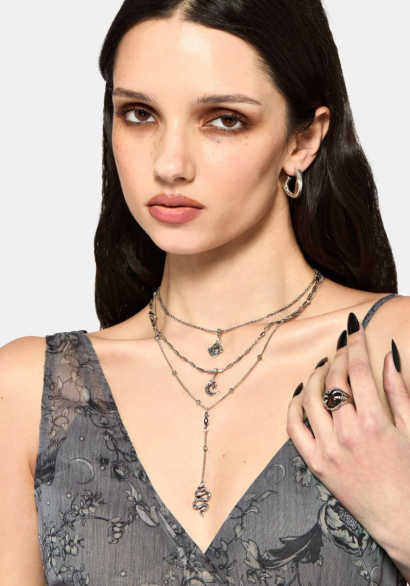 Gorthe Snake Eye Necklace