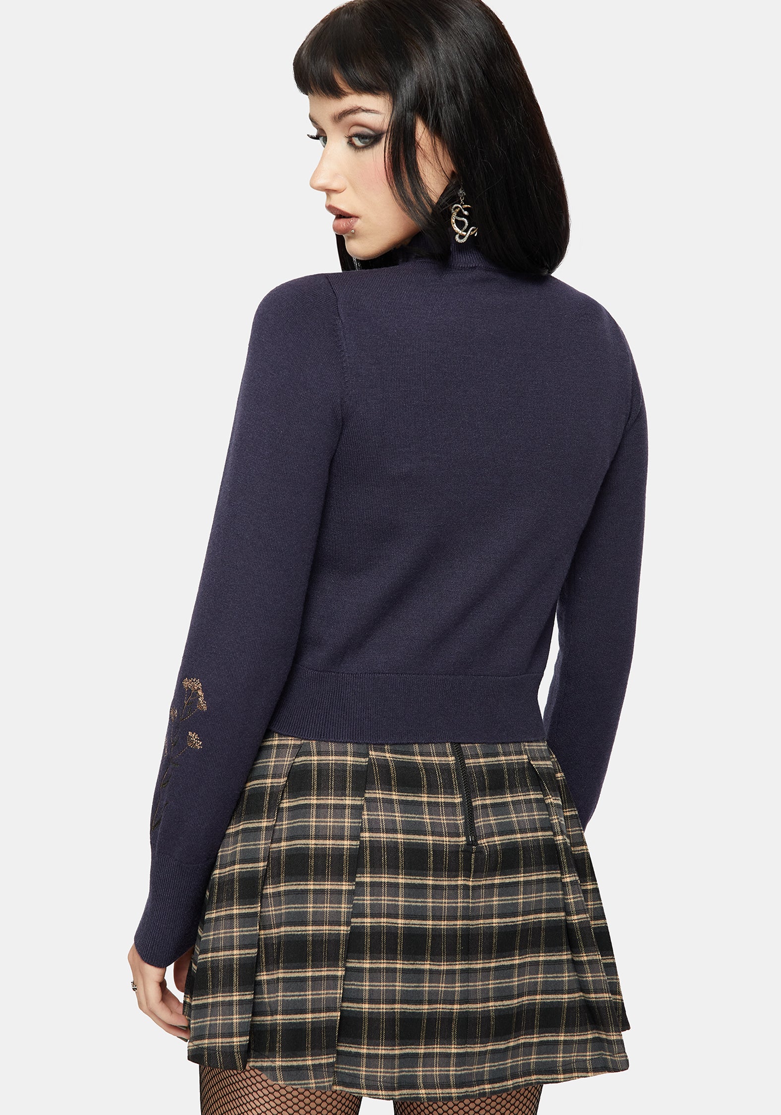 Griffinfly Embroidered Knit Jumper - Image 3