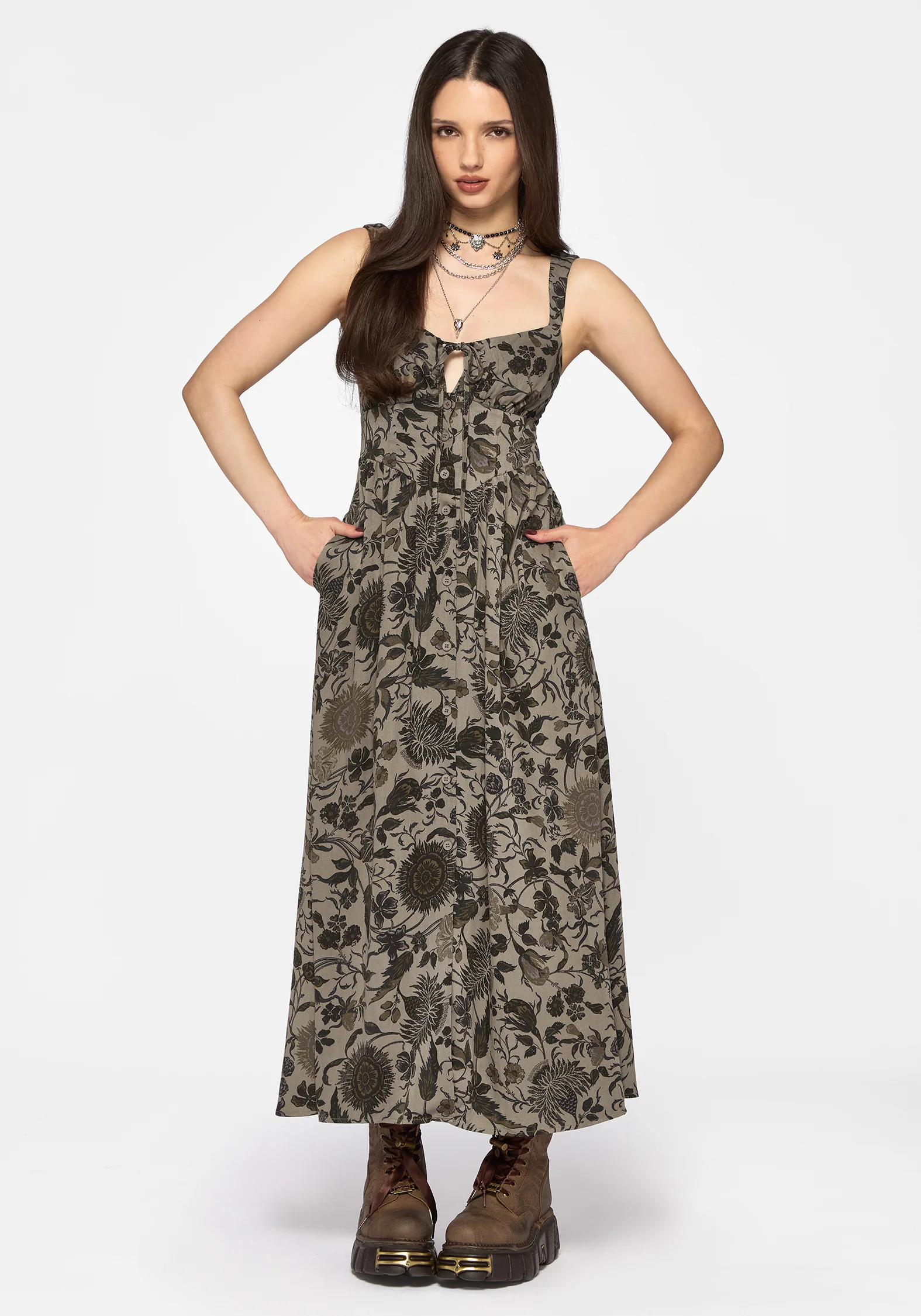 Herla Bhatik Floral Cami Midaxi Dress - Image 4