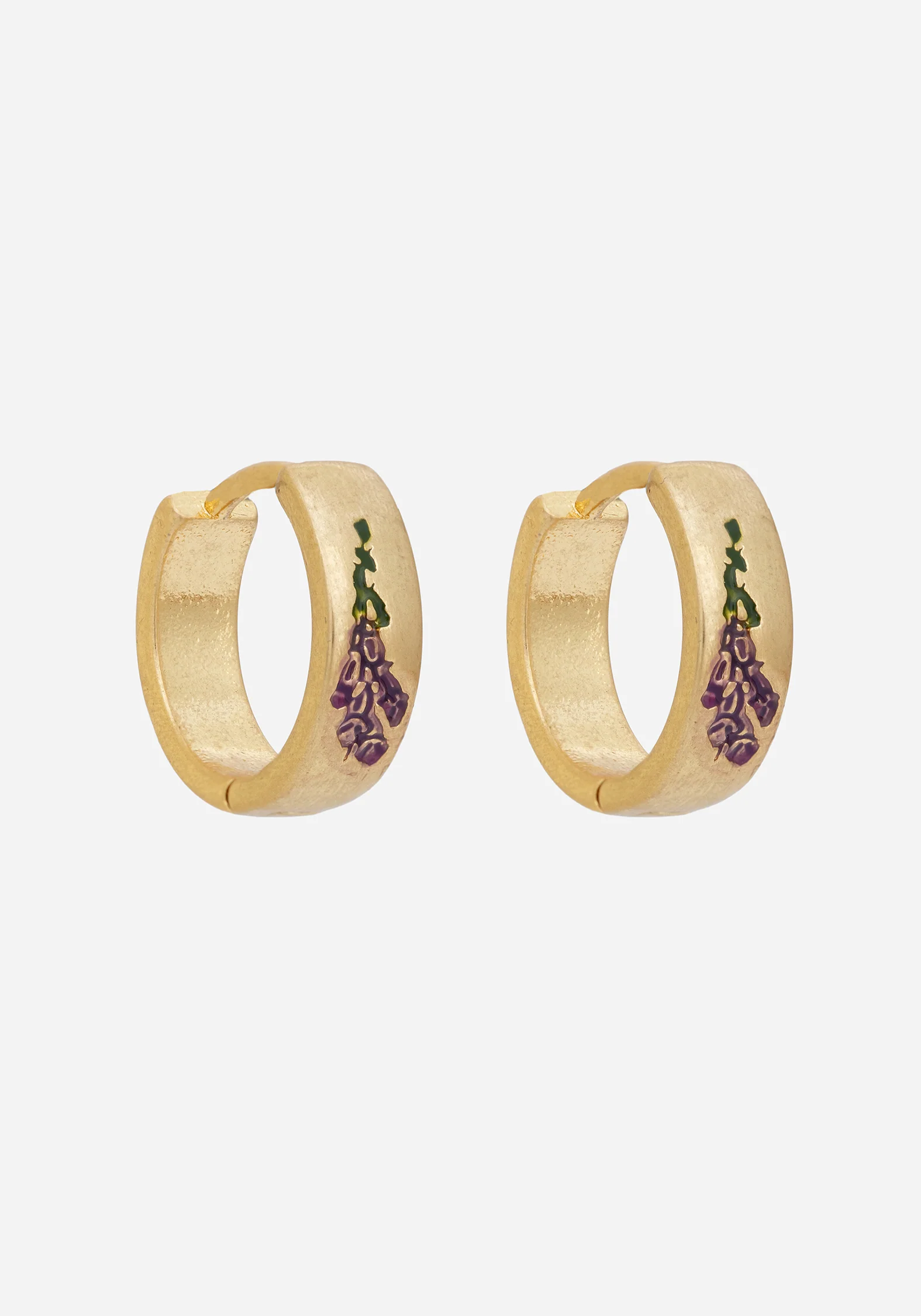 Hermia Foxglove Hoop Earrings - Image 6