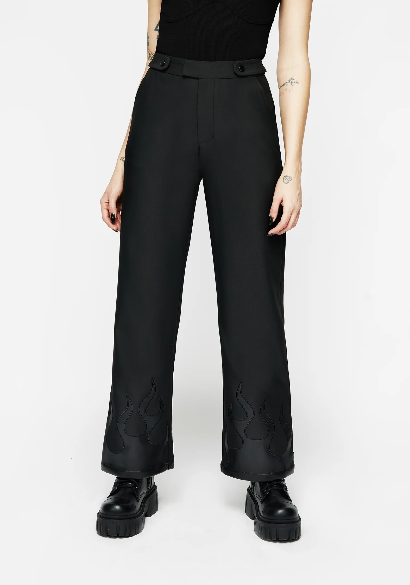 Ignite Faux Leather Tailored Trousers - Image 5