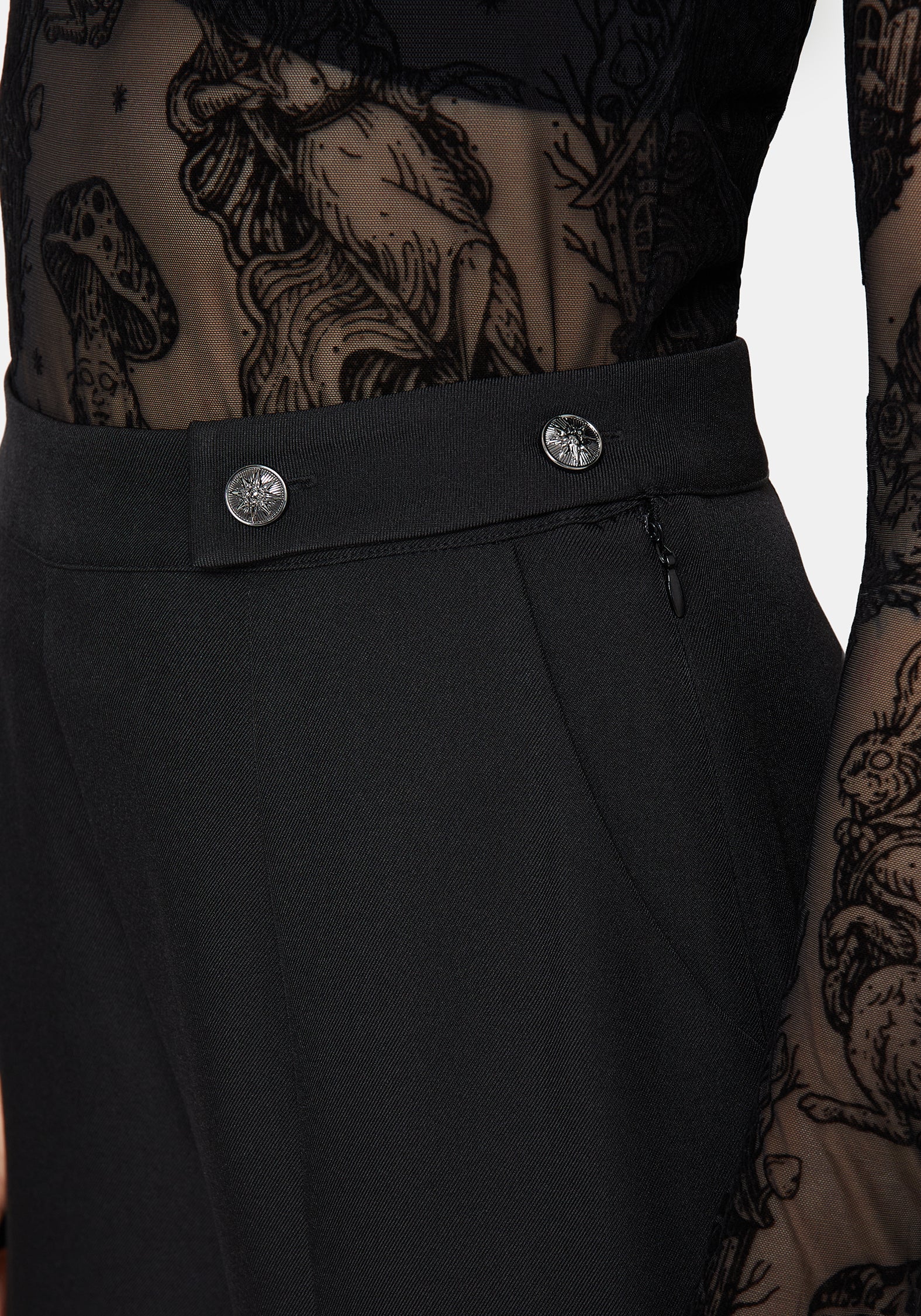 Iris Celestial Side Button Tailored Trousers - Image 2