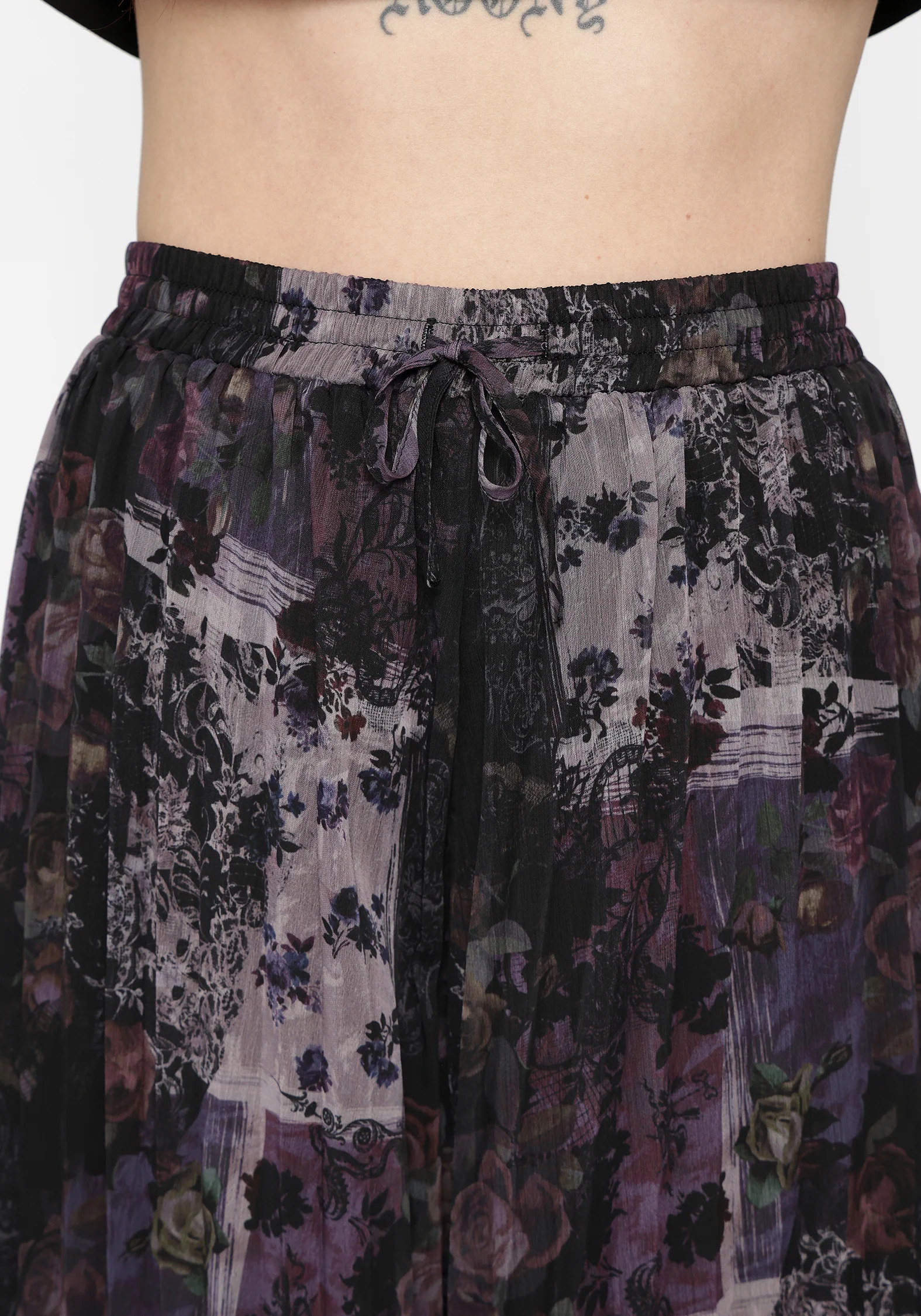 Iskra Mystic Floral Chiffon Culotte - Image 3