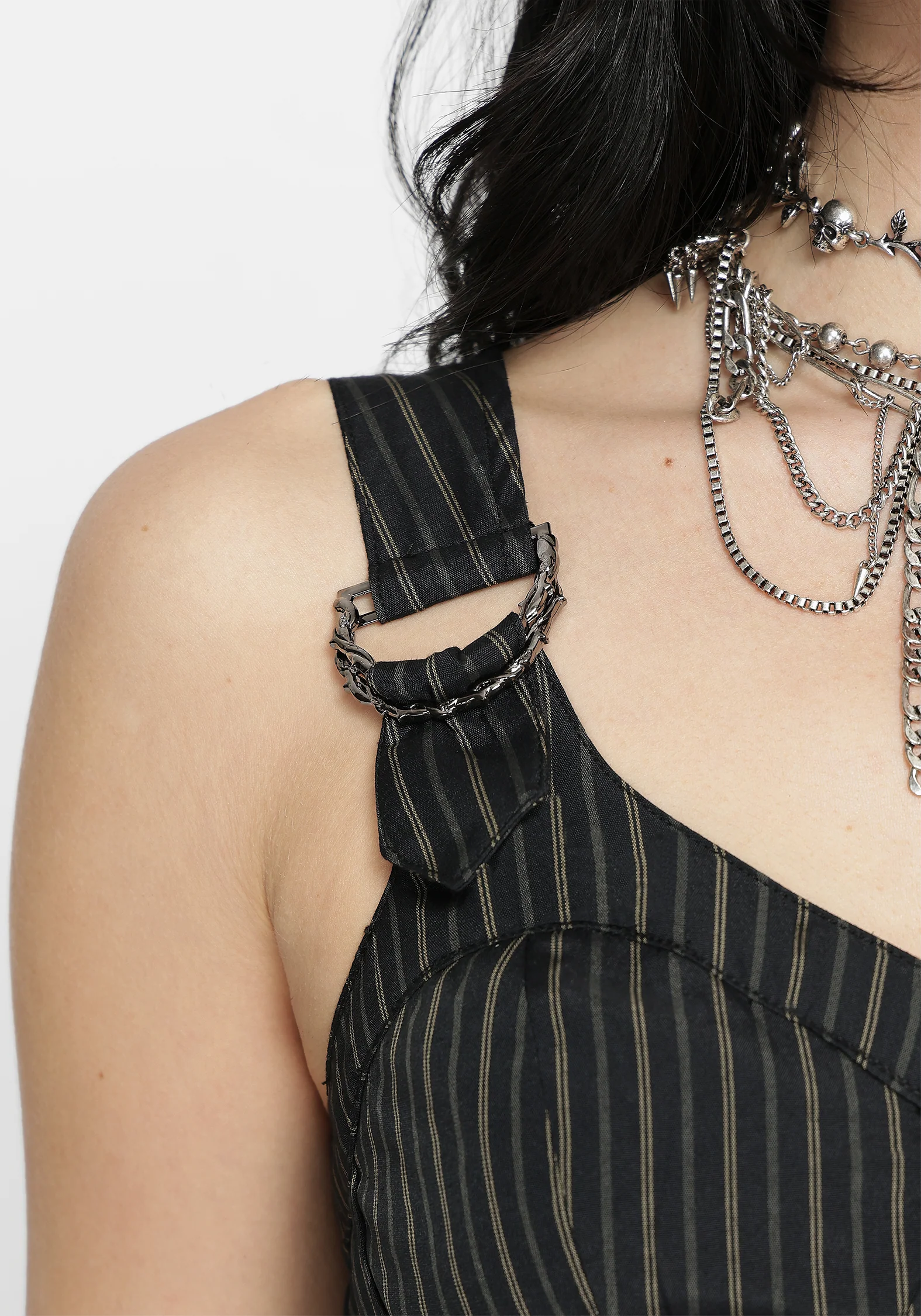 Jenna Stripe D-Ring Buckle Cami Top - Image 2
