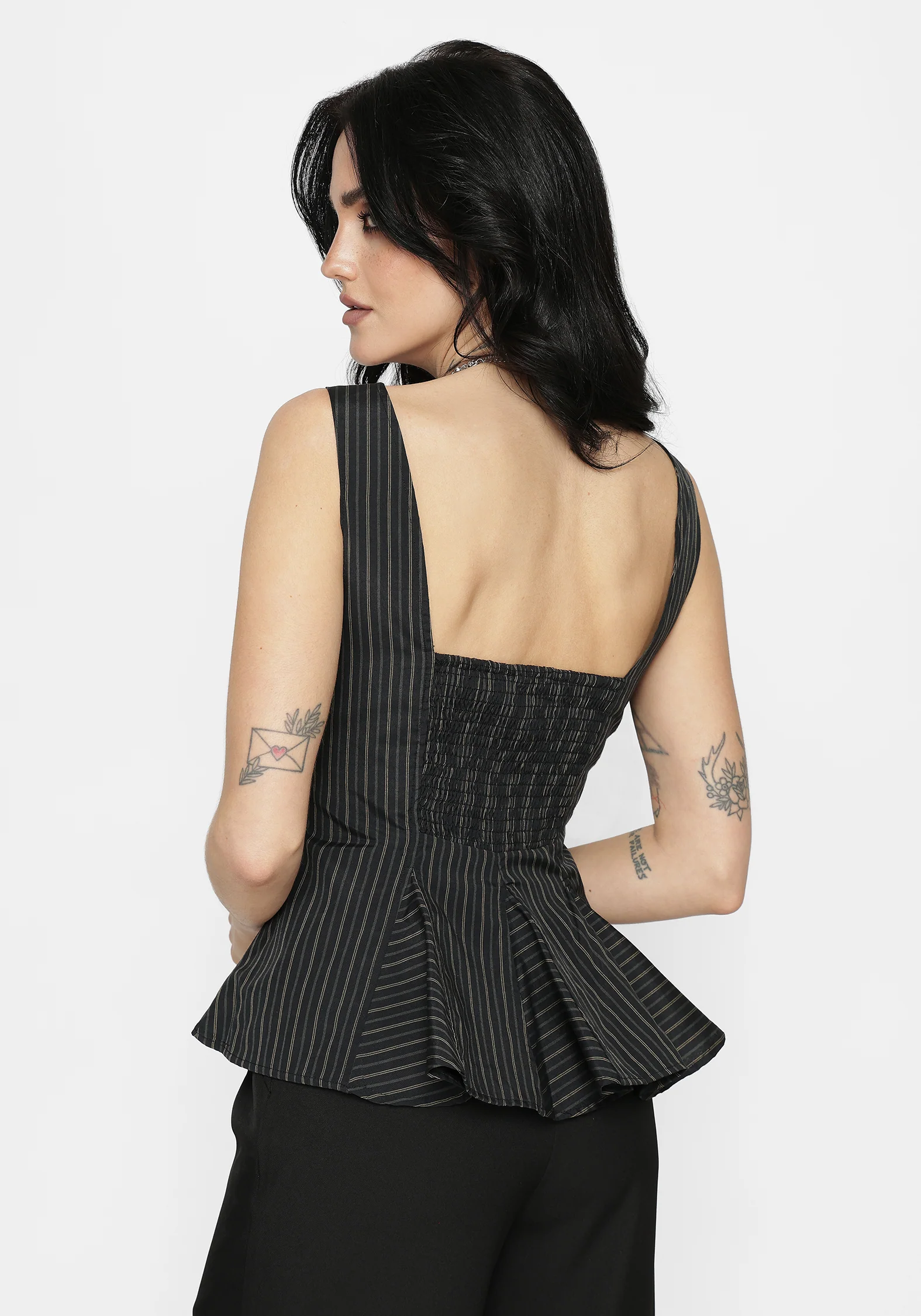 Jenna Stripe D-Ring Buckle Cami Top - Image 3
