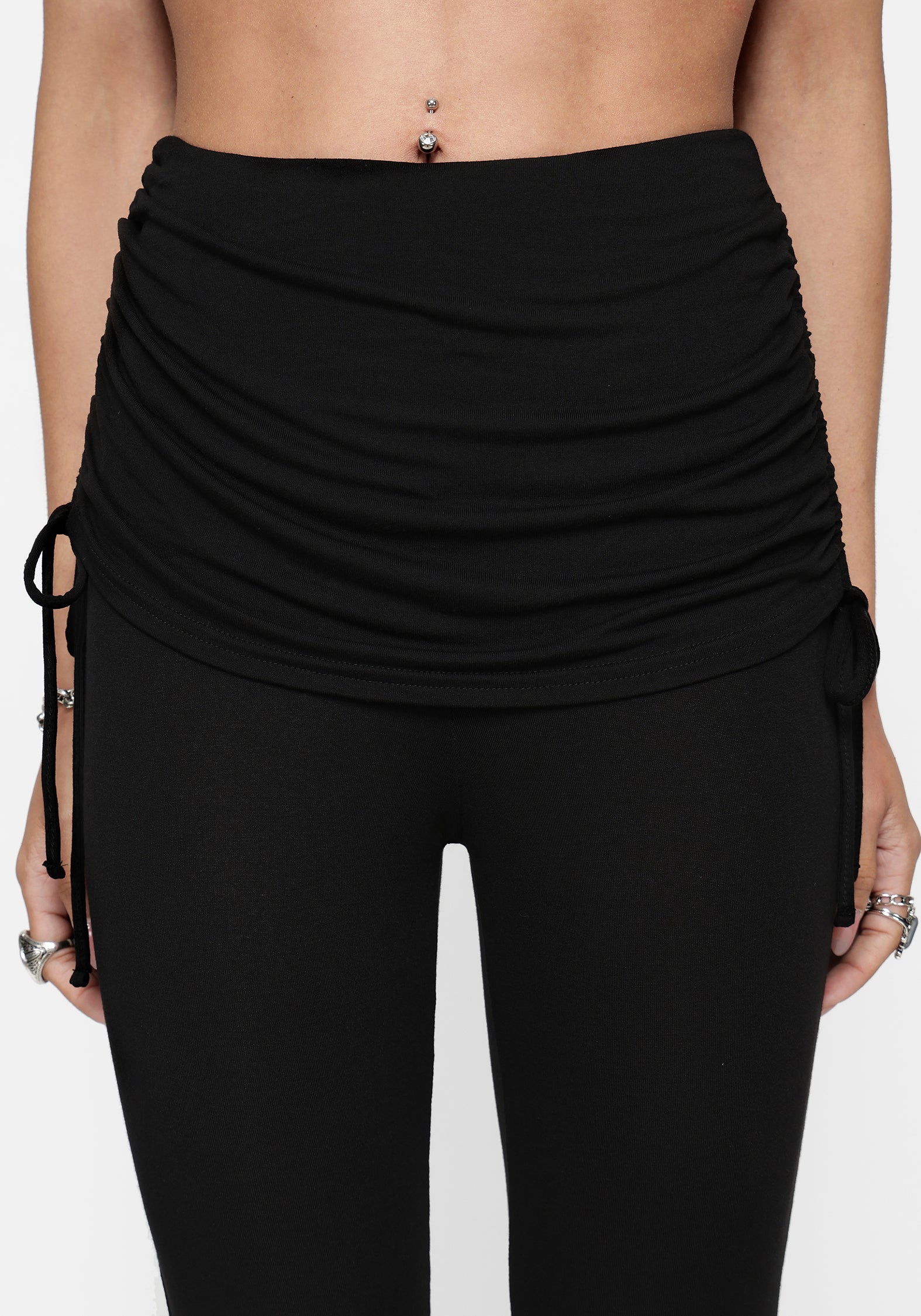 Khia Ruched Jersey Flare - Image 6
