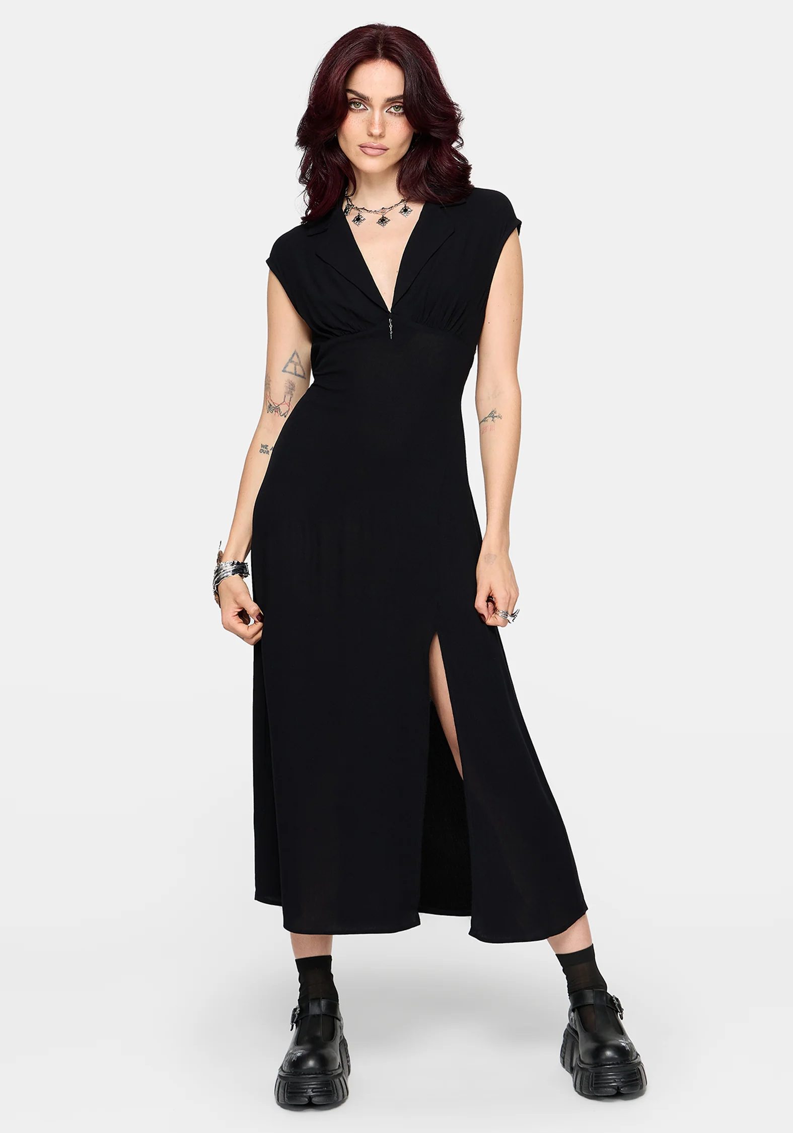Kirya Tie Back Midaxi Dress - Image 4