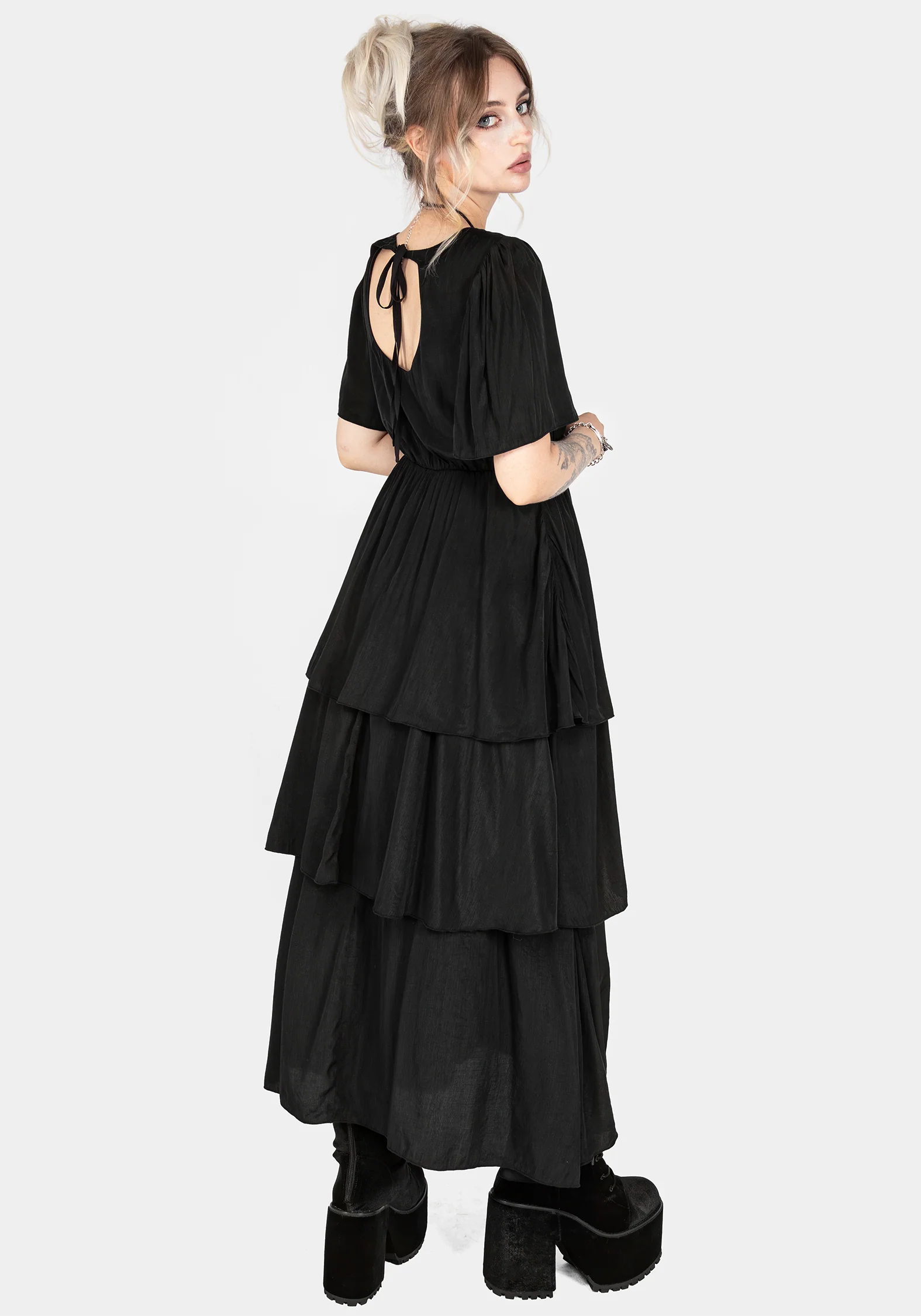 Lumen Tiered Midaxi Dress - Image 3