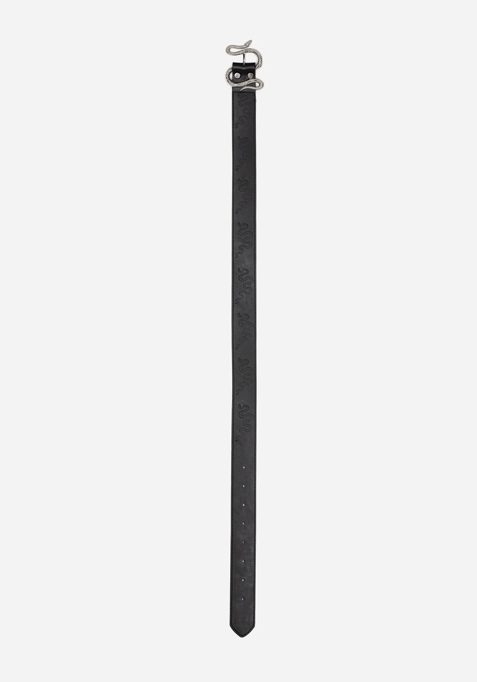 Mamba Debossed Belt With Snake Buckle - Image 10