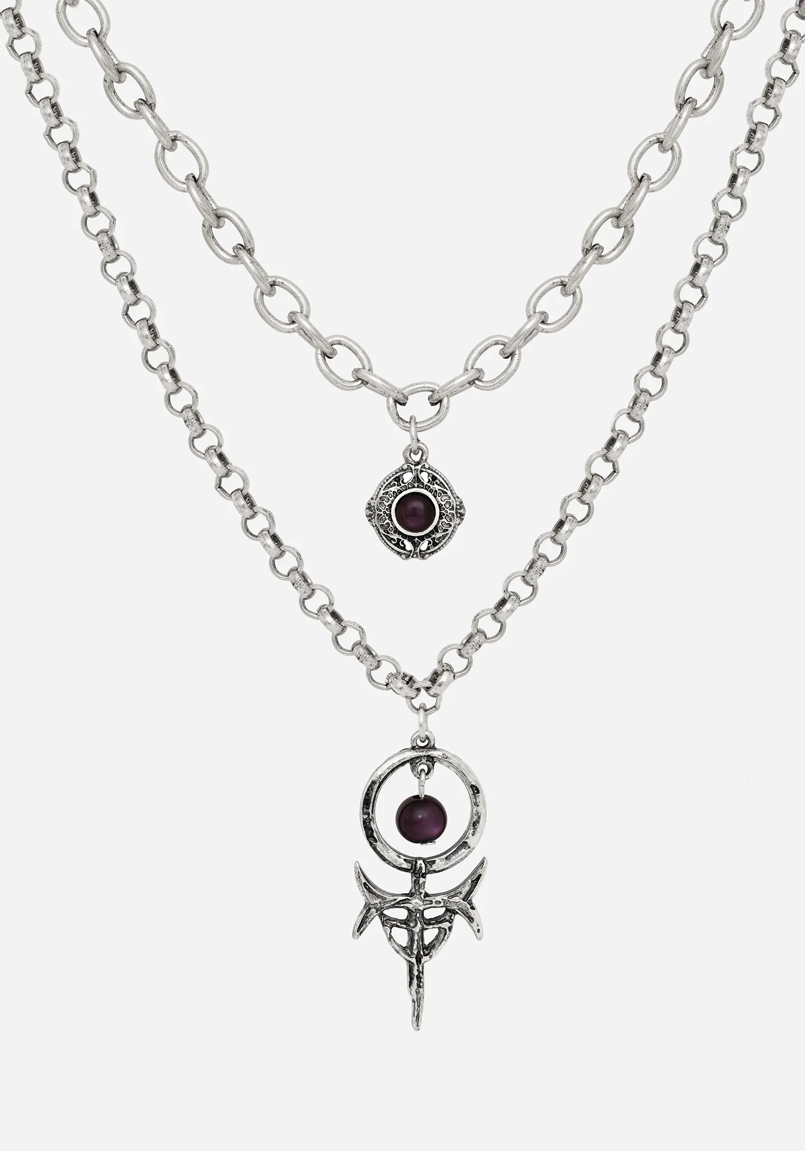 Manea Layered Multichain Necklace - Image 2