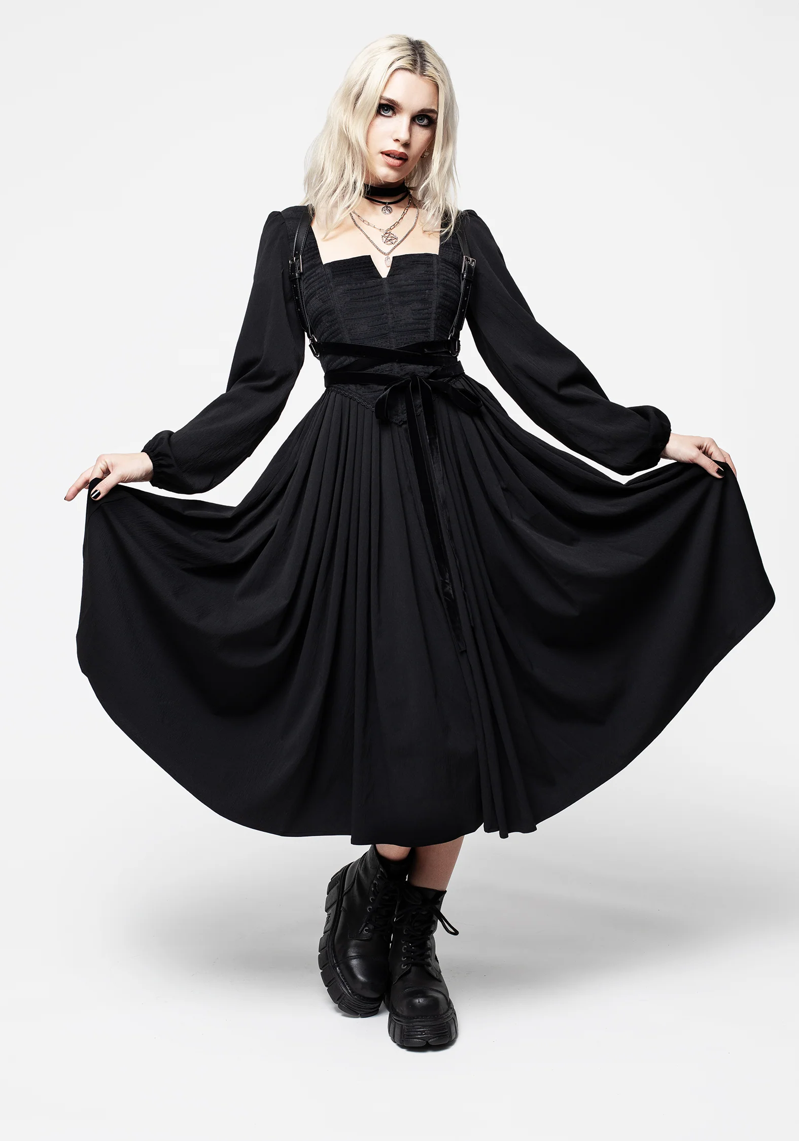 Mina Corset Midi Dress - Image 5