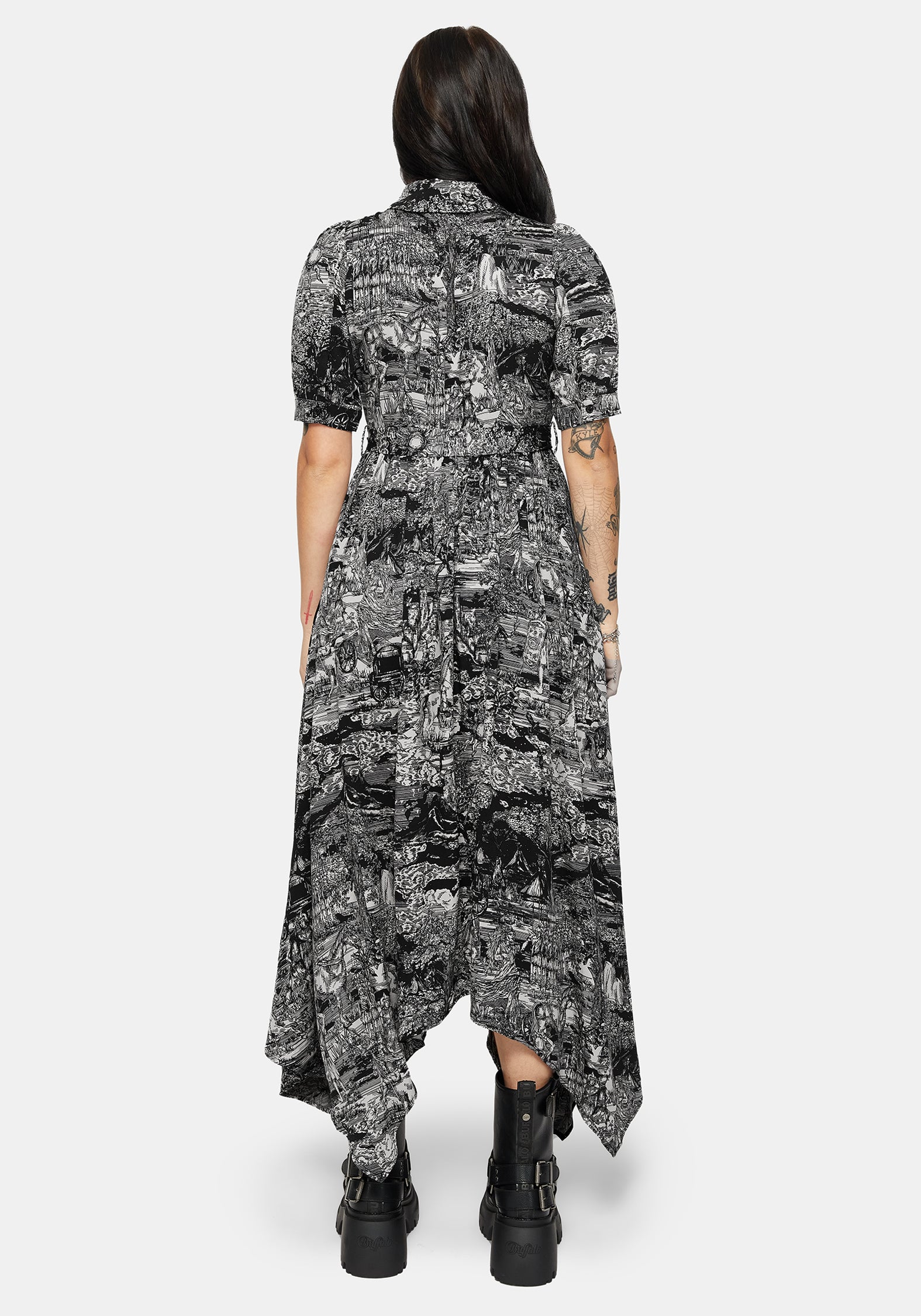 Nara Boudicca Printed Midaxi Dress - Image 3