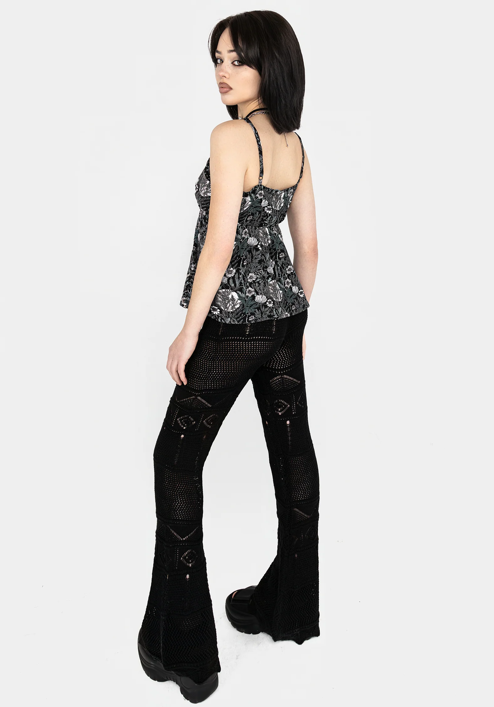 Nightbloom Lace Trim Cami Top - Image 8