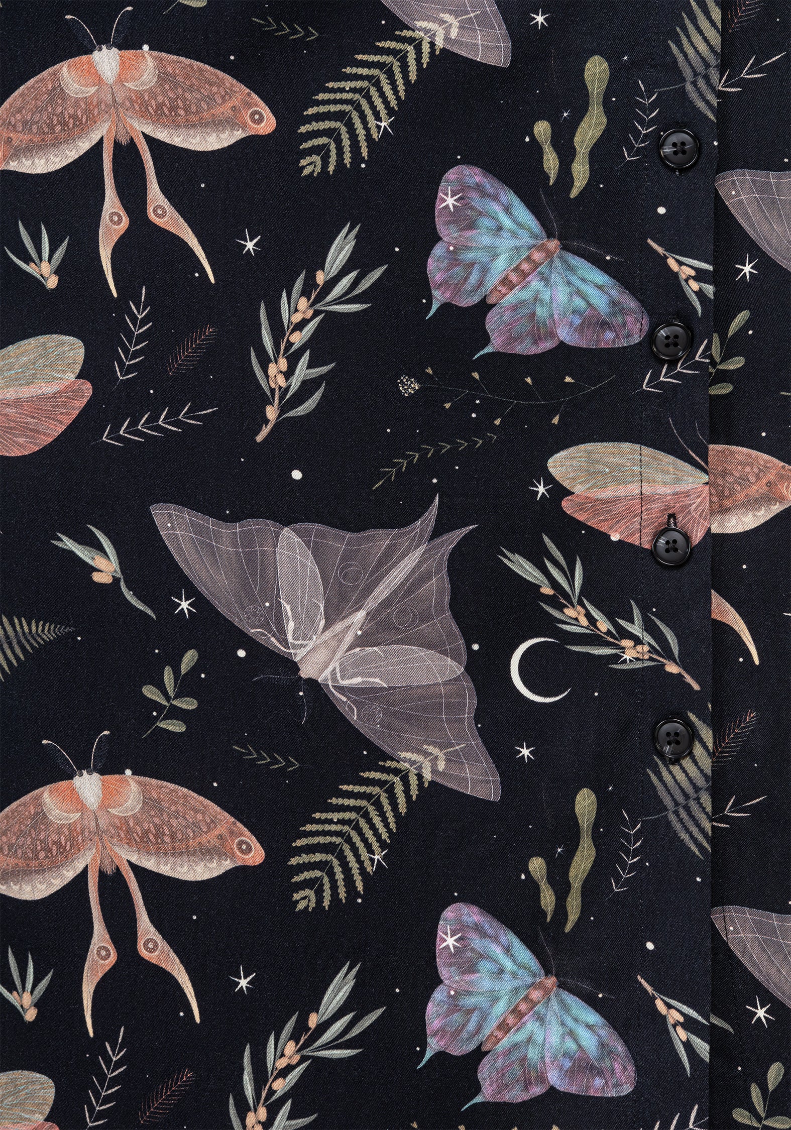 Nightmoth Button Up Midi Skirt - Image 6