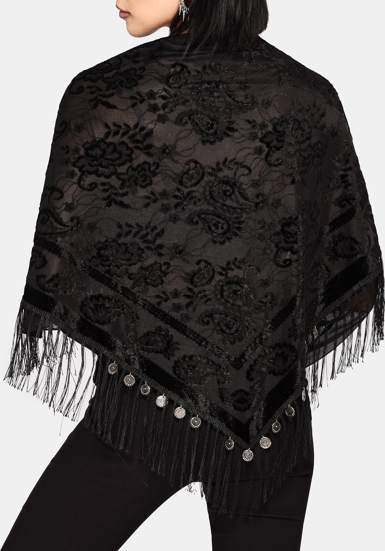 Opulent Coin Devore Scarf - Image 5
