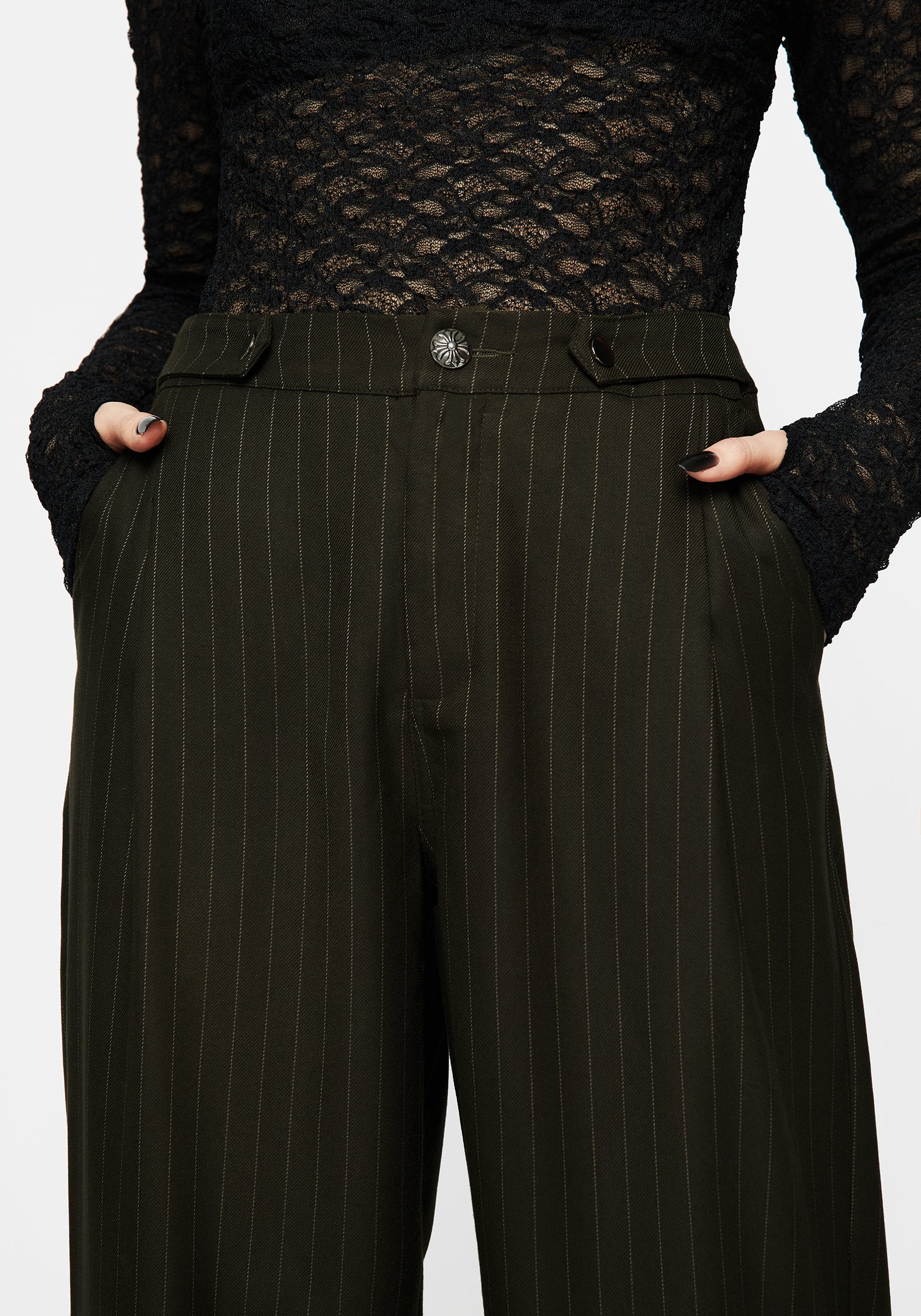 Payoff Wide Leg Tailored Trousers - Image 2
